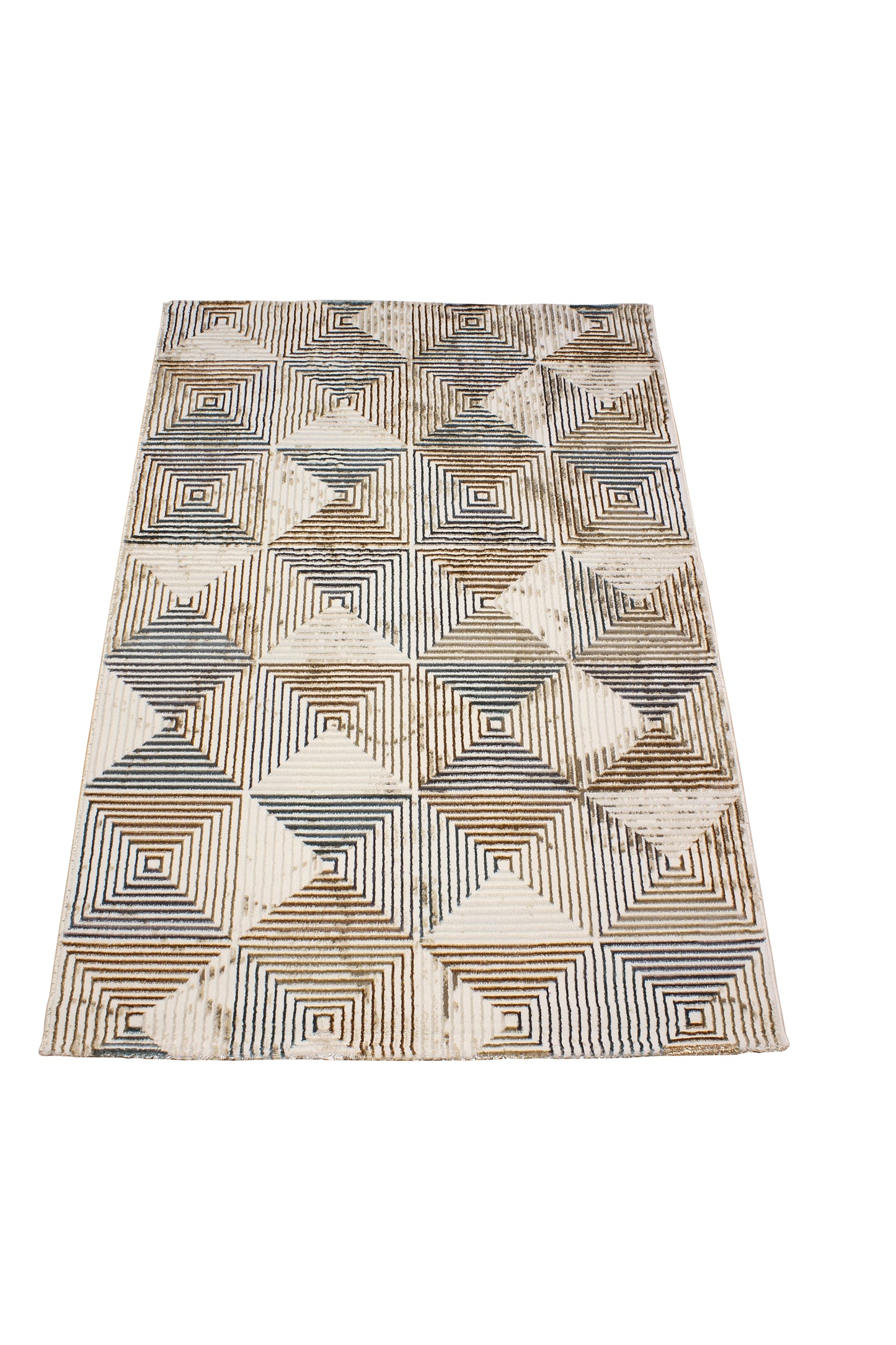 Blue/Beige Moscow Modern Carpet