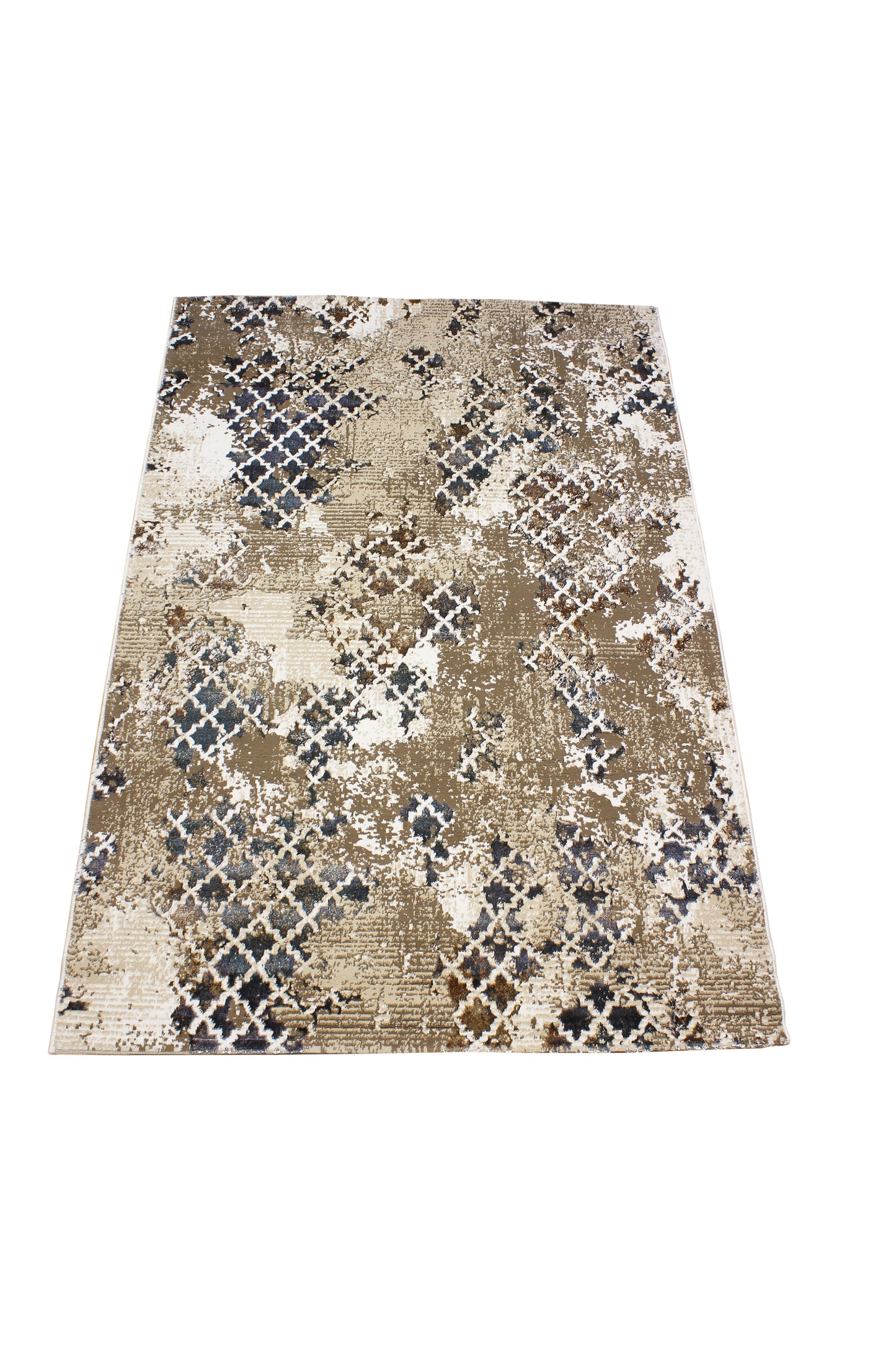 Blue/Beige Moscow Modern Carpet