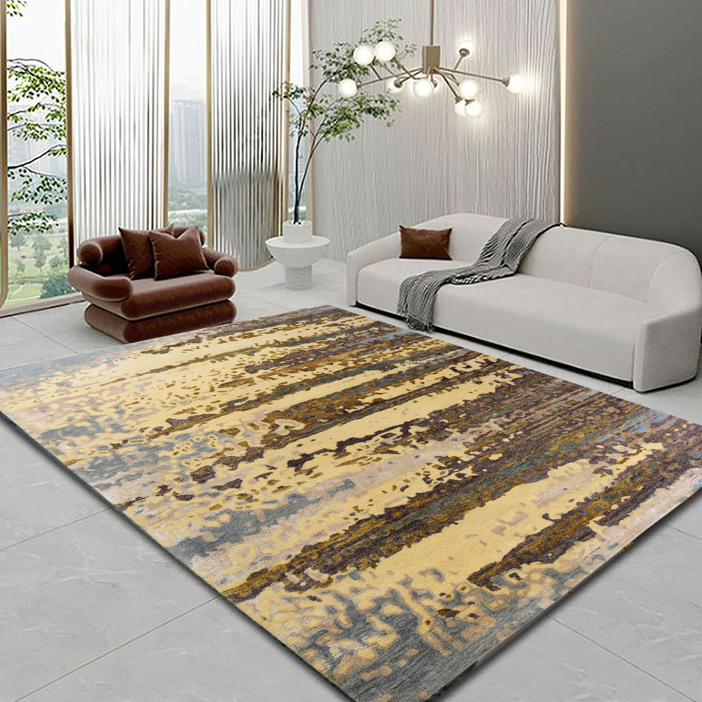 Multicolor Handtufted carpet2