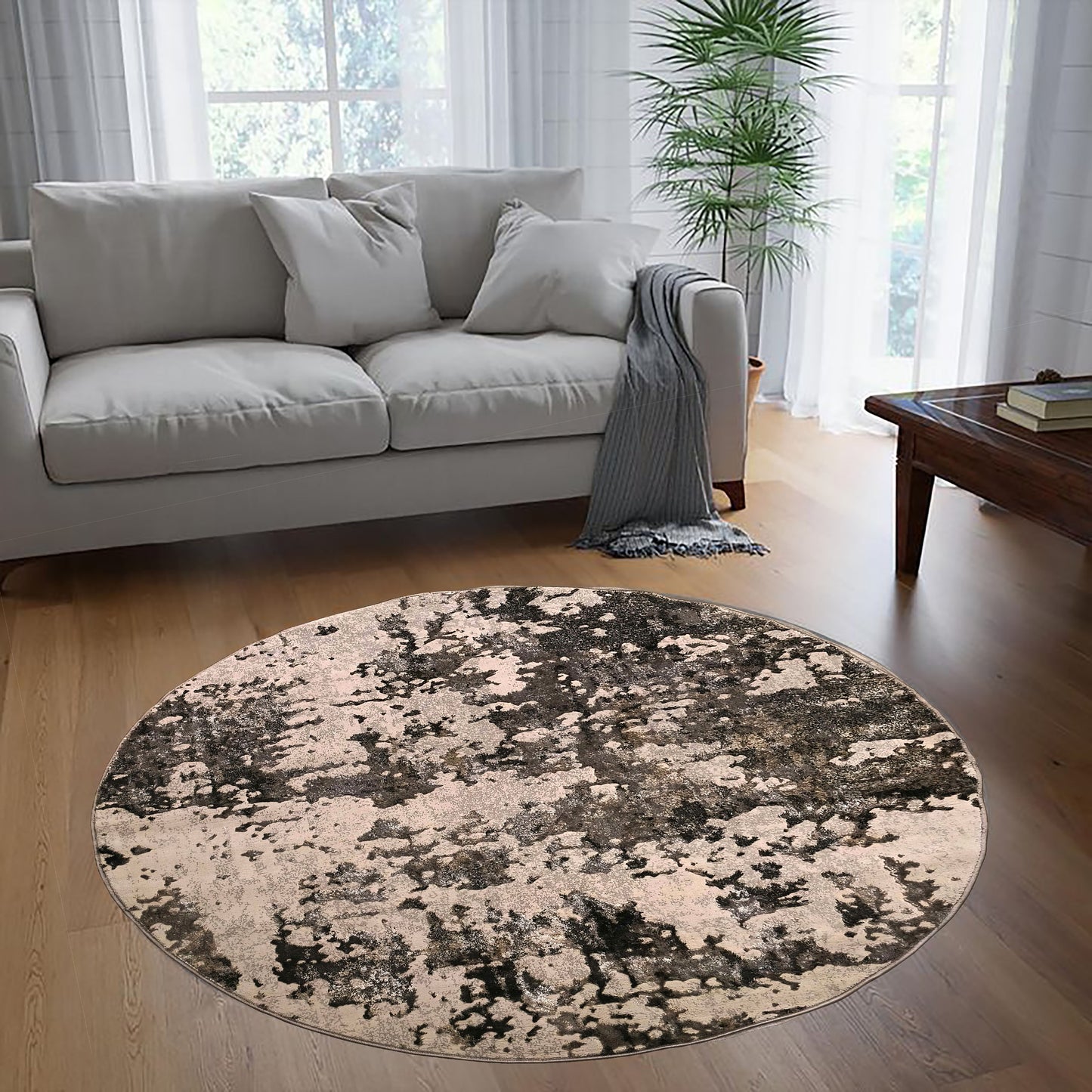 S.L.Grey P.Vizon Round Carpet