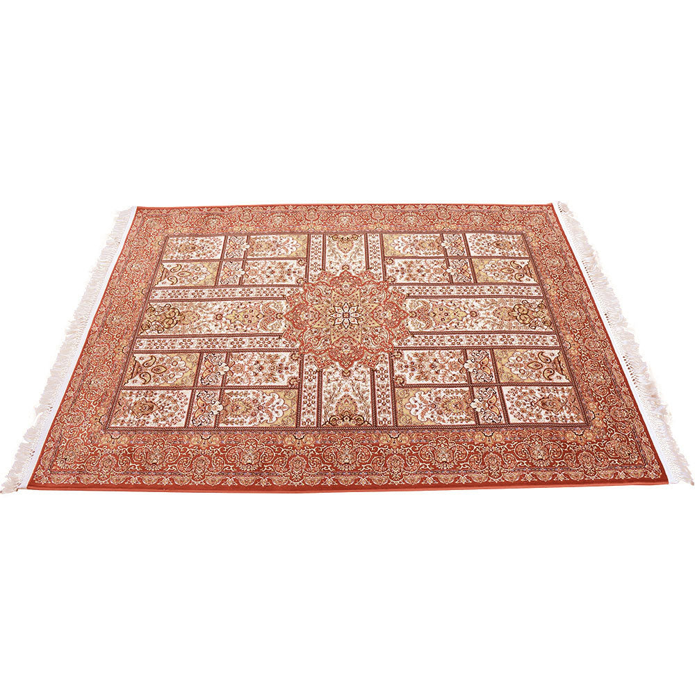Cream & Red Traditional Carpet