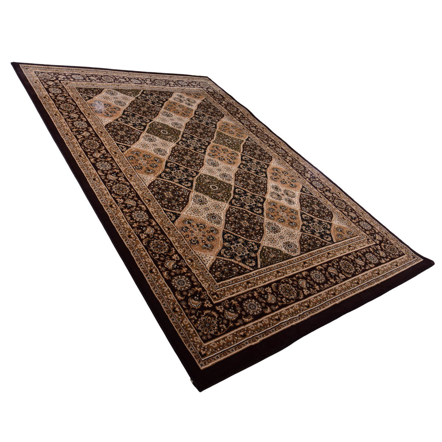 Brown/Brown Traditional Carpet