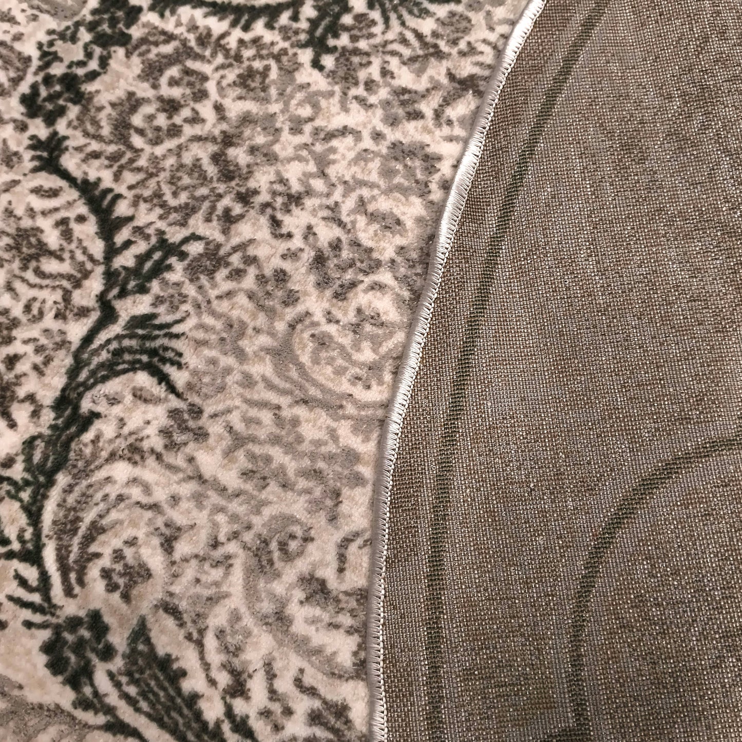 S.White P.Green Round Carpet