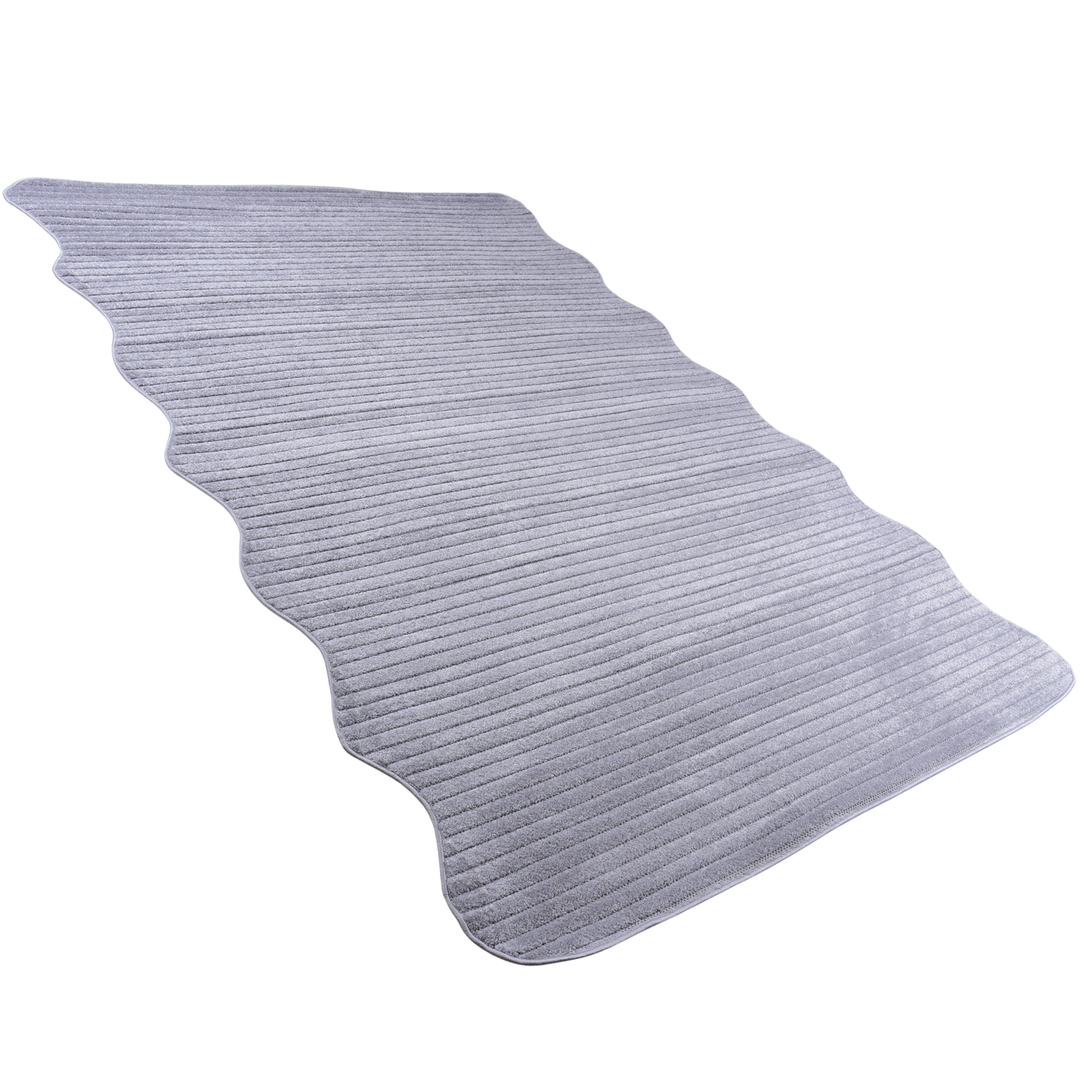 Grey/Grey Shaped Carpet