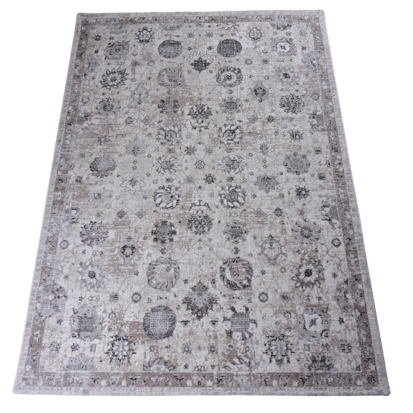 White/Vizon Modern Carpet