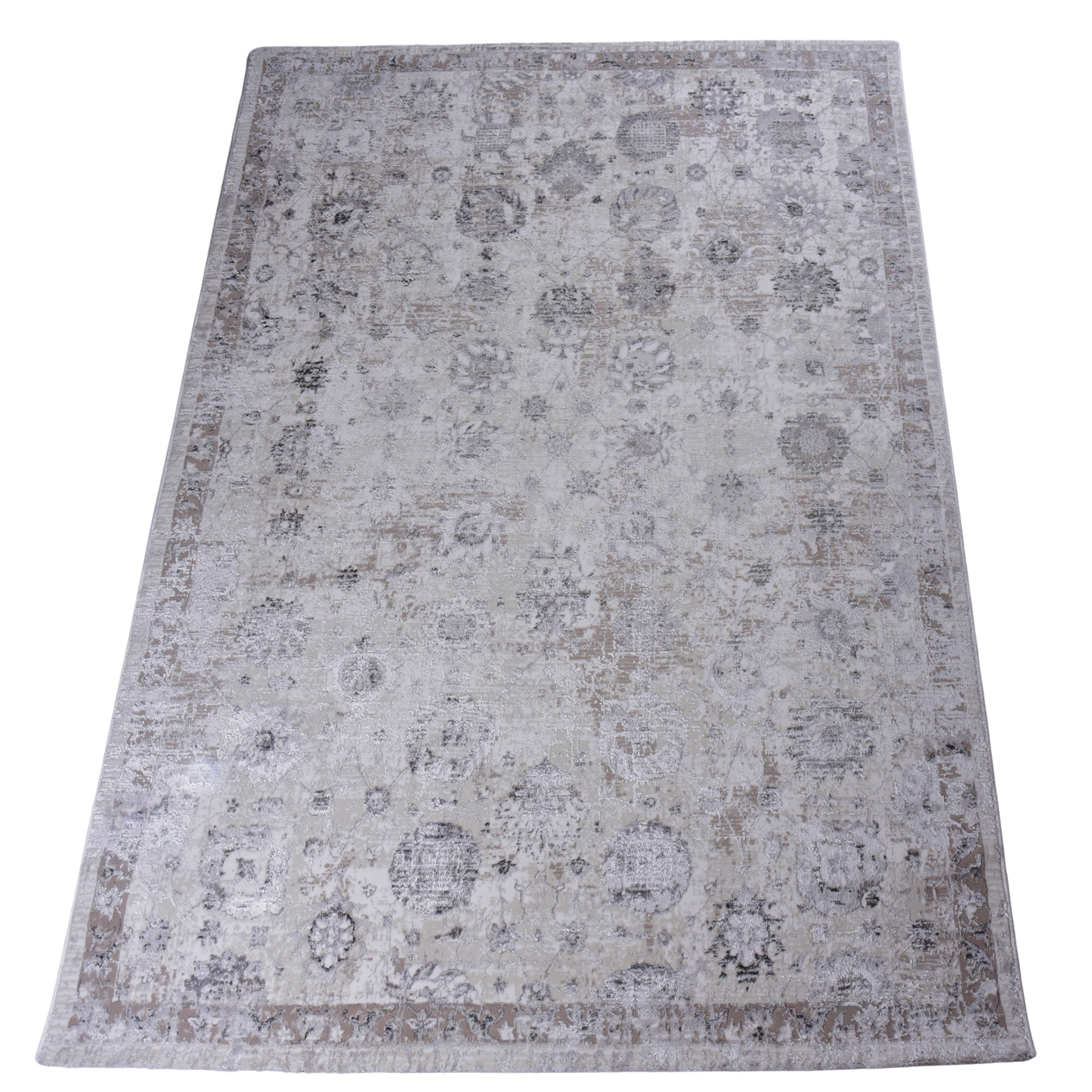 White/Vizon Modern Carpet