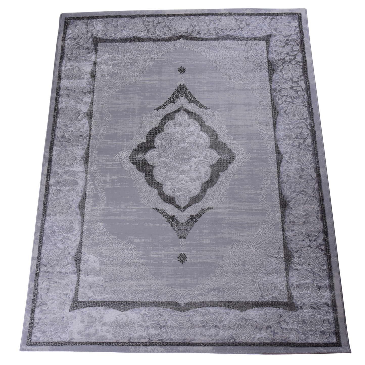 Grey/Vizon Traditional Carpet