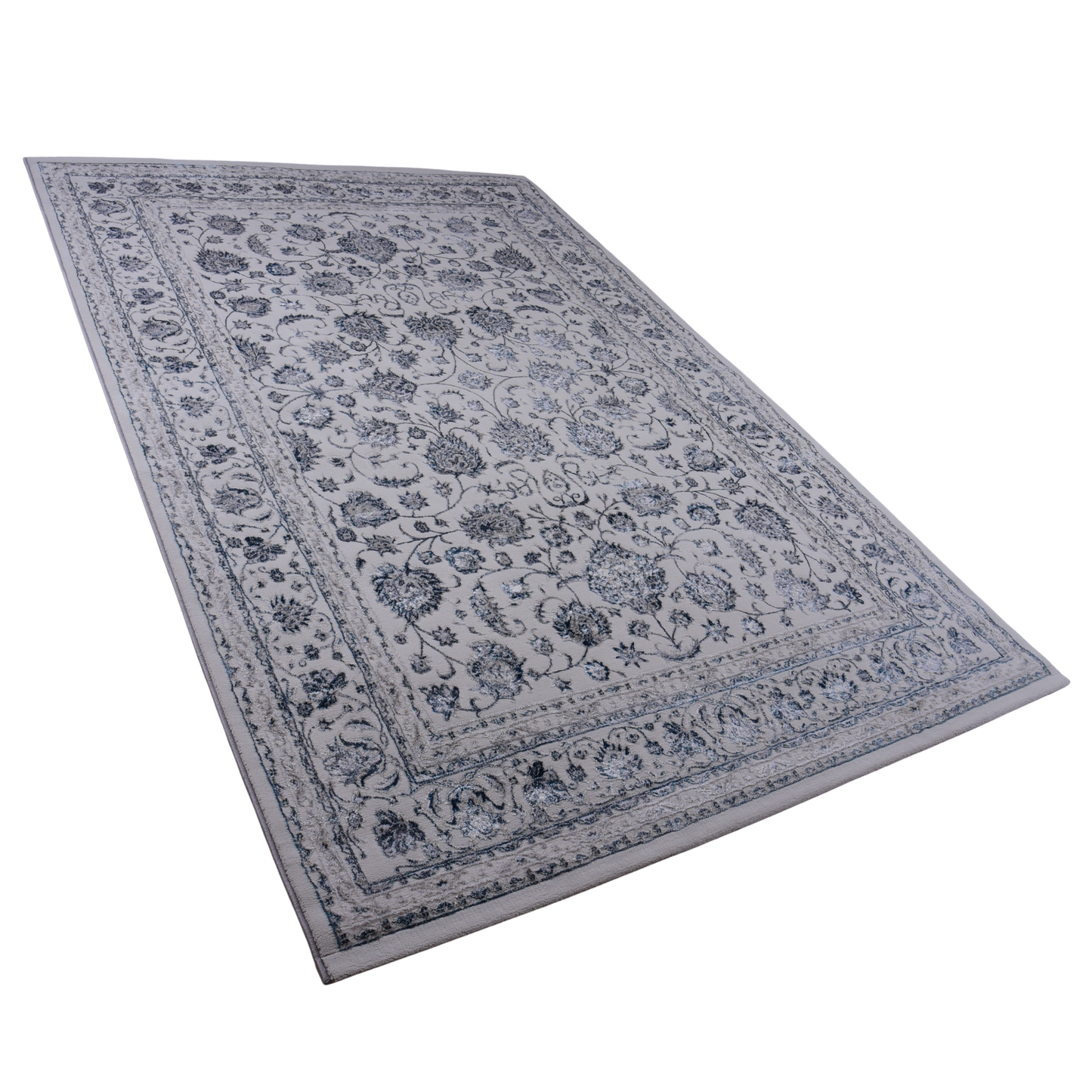 L.Grey/Blue Contemporary Carpet