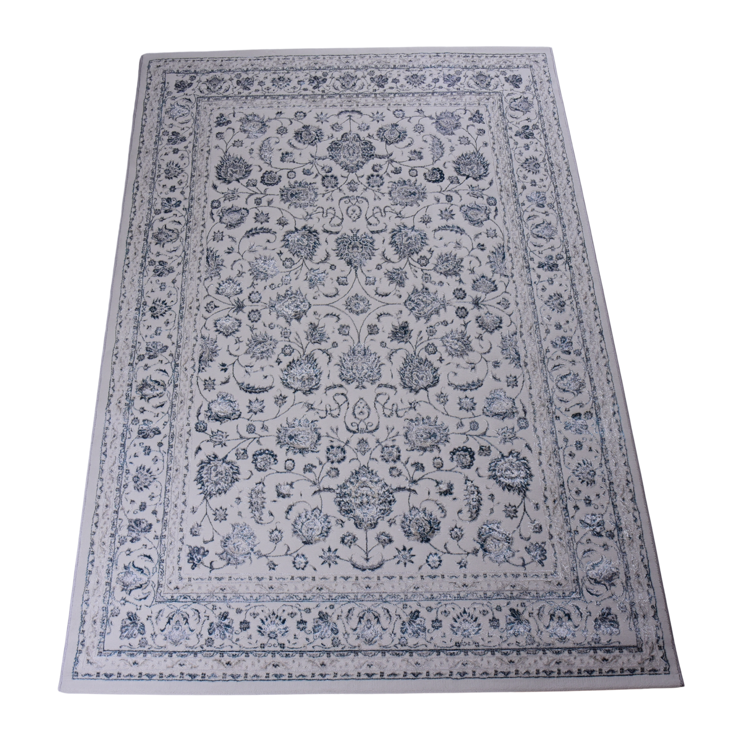 L.Grey/Blue Contemporary Carpet