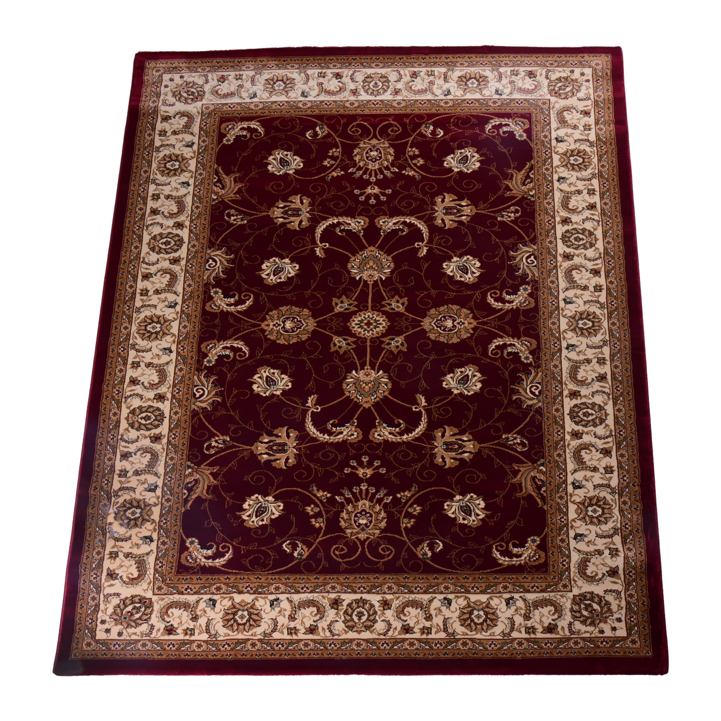 Red/Cream Traditional Carpet