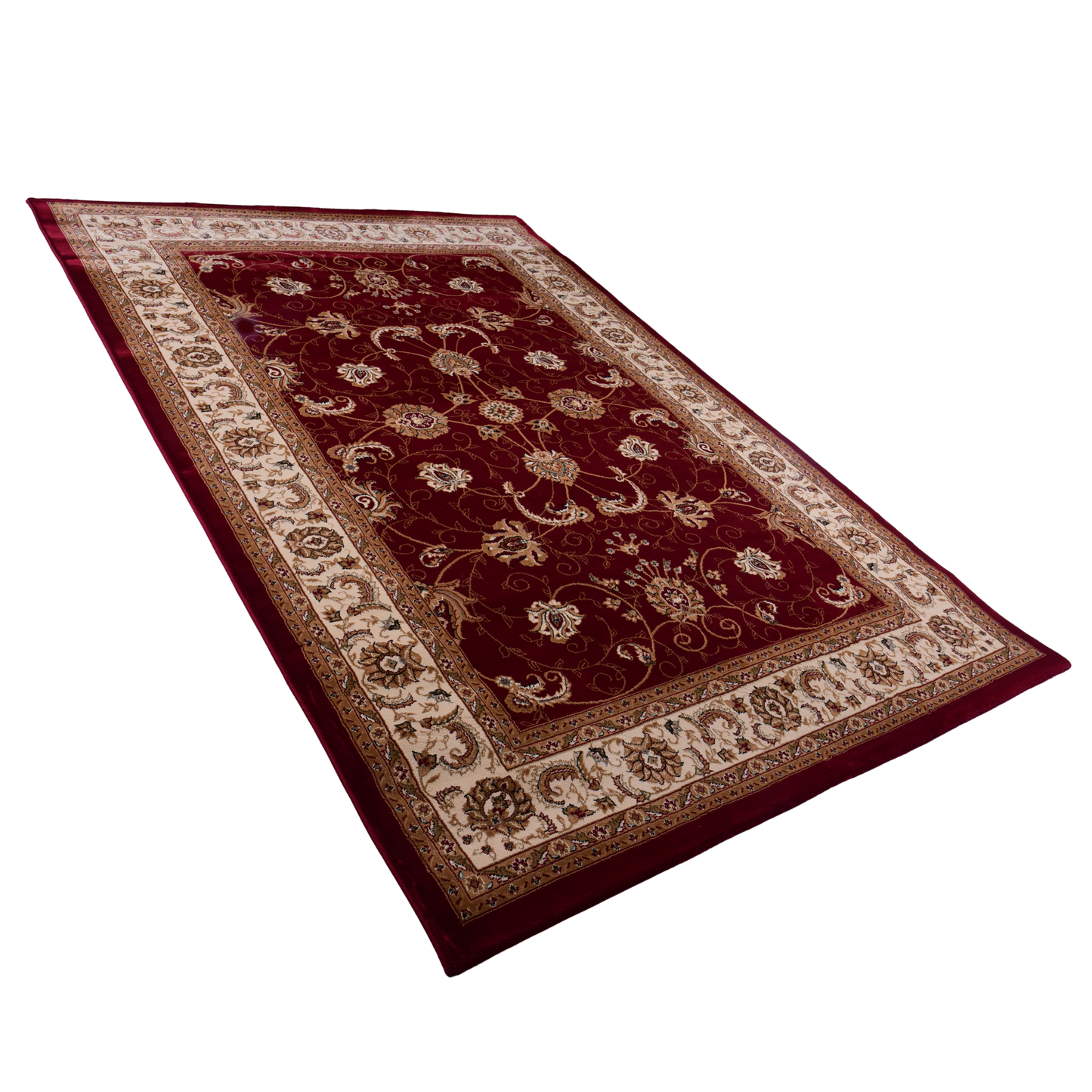 Red/Cream Traditional Carpet