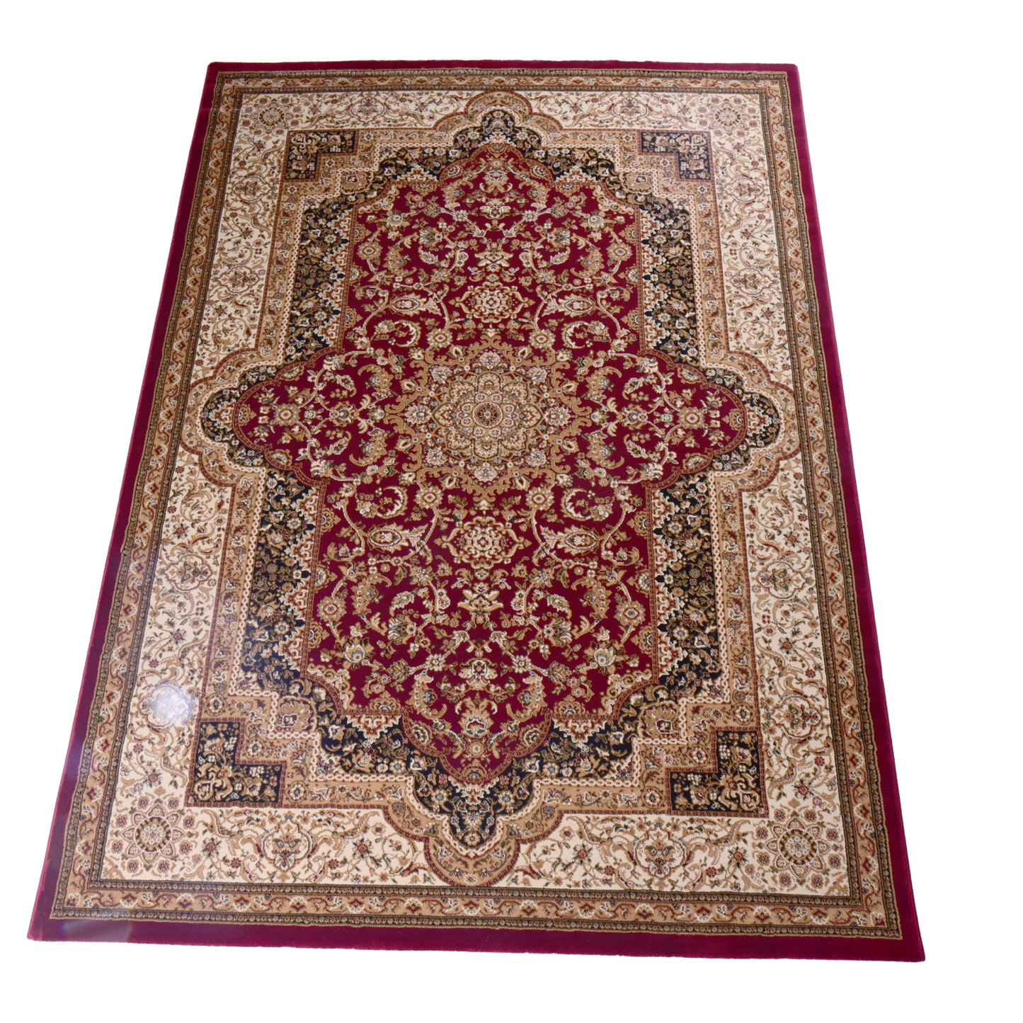 Red/Cream Traditional Carpet