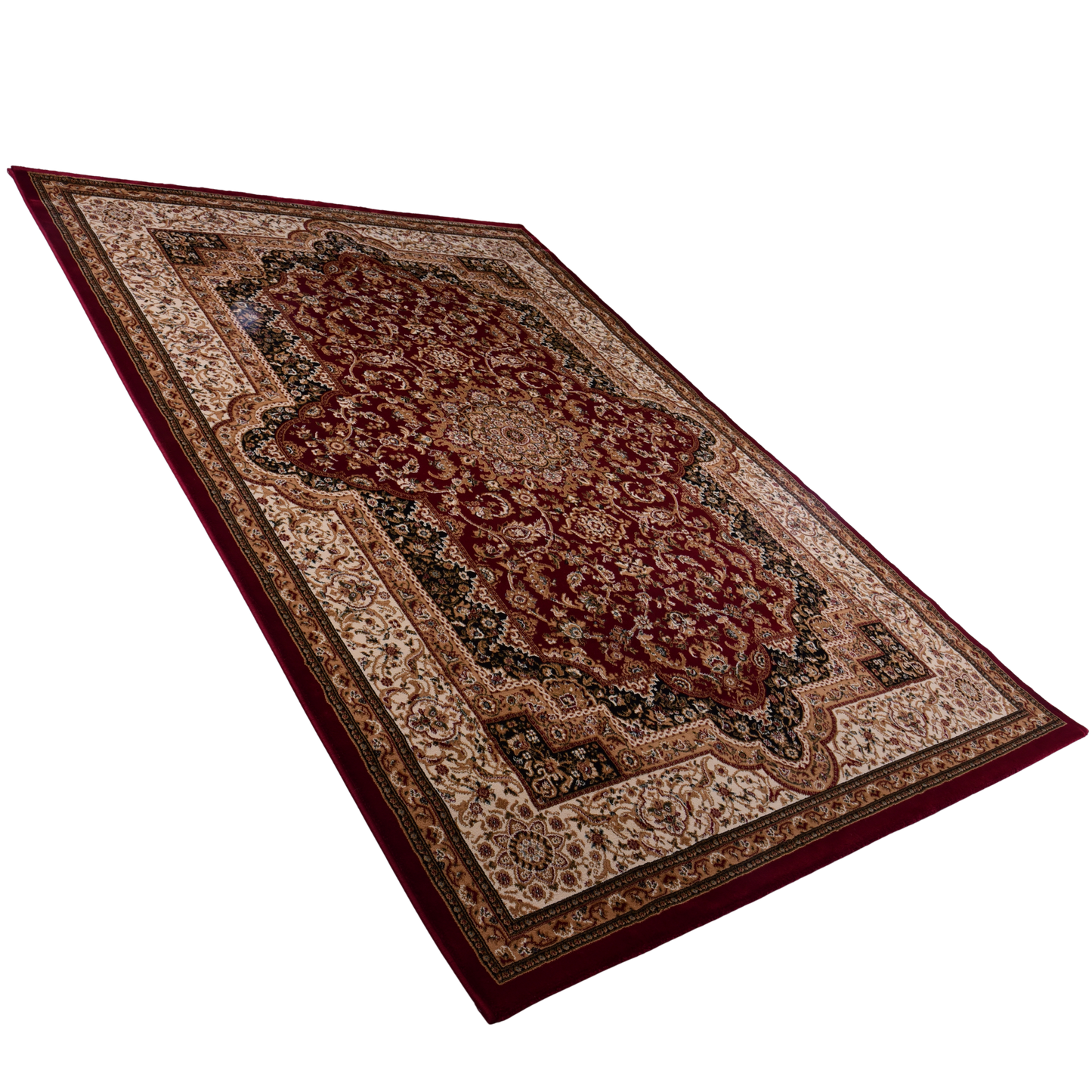 Red/Cream Traditional Carpet