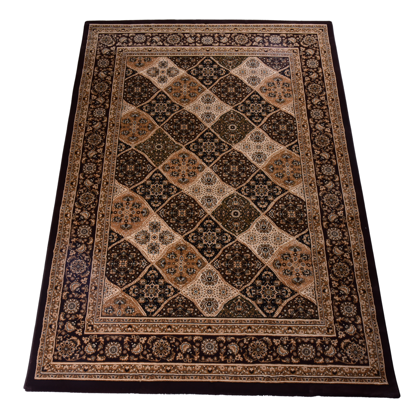 Brown/Brown Traditional Carpet