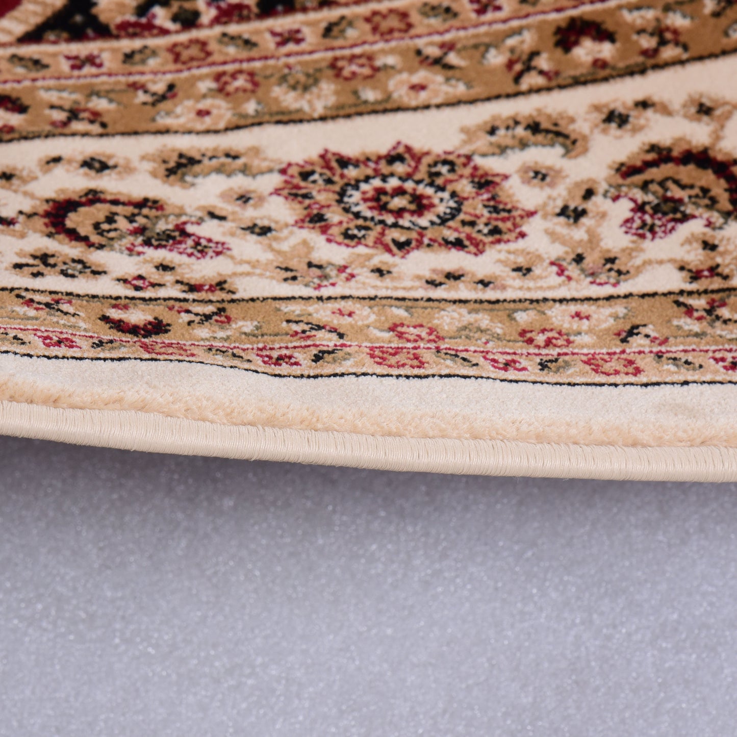 Cream/Cream Traditional Carpet