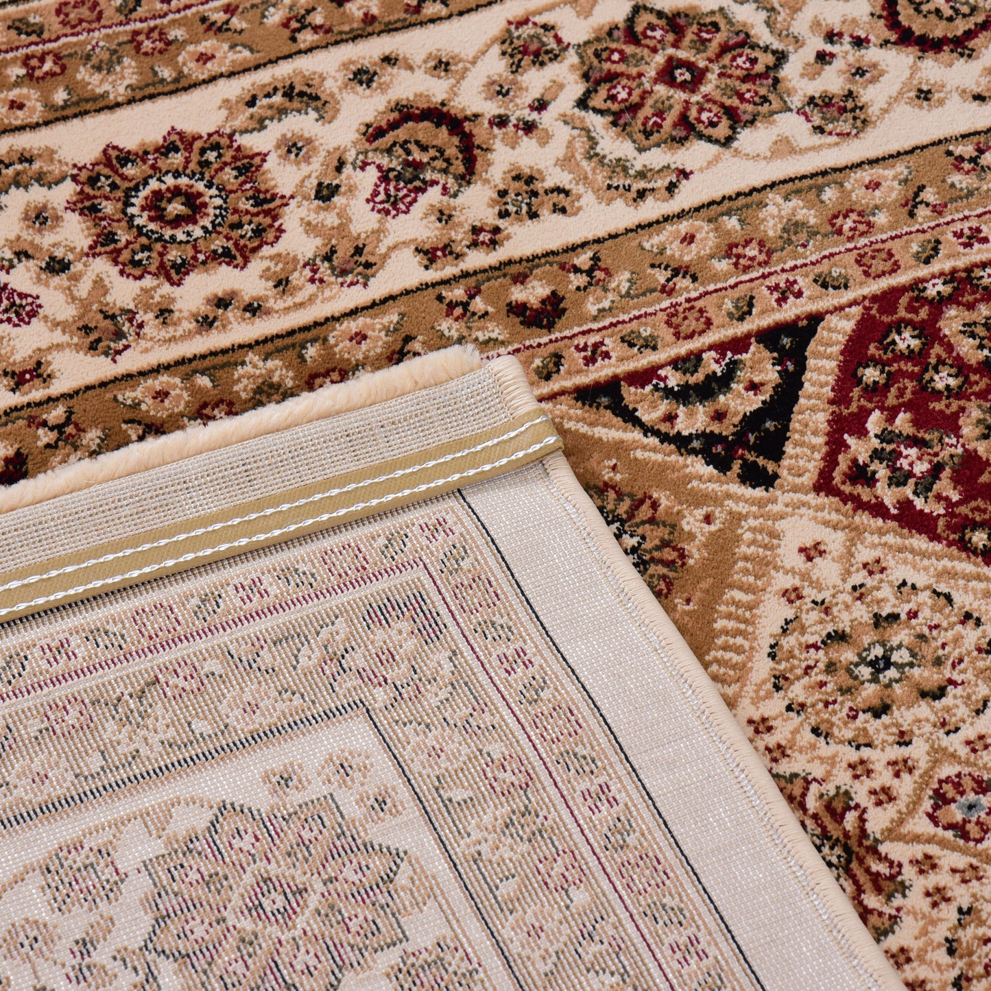 Cream/Cream Traditional Carpet