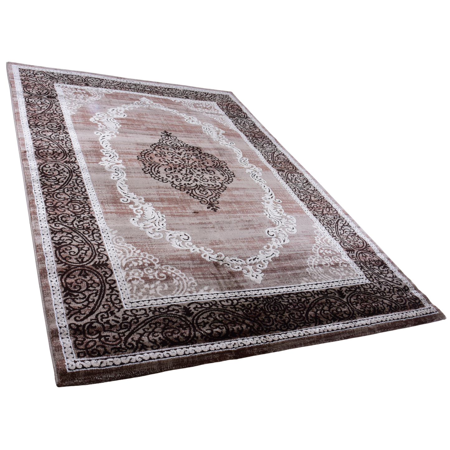 L.Brown/D.Beige Modern Carpet