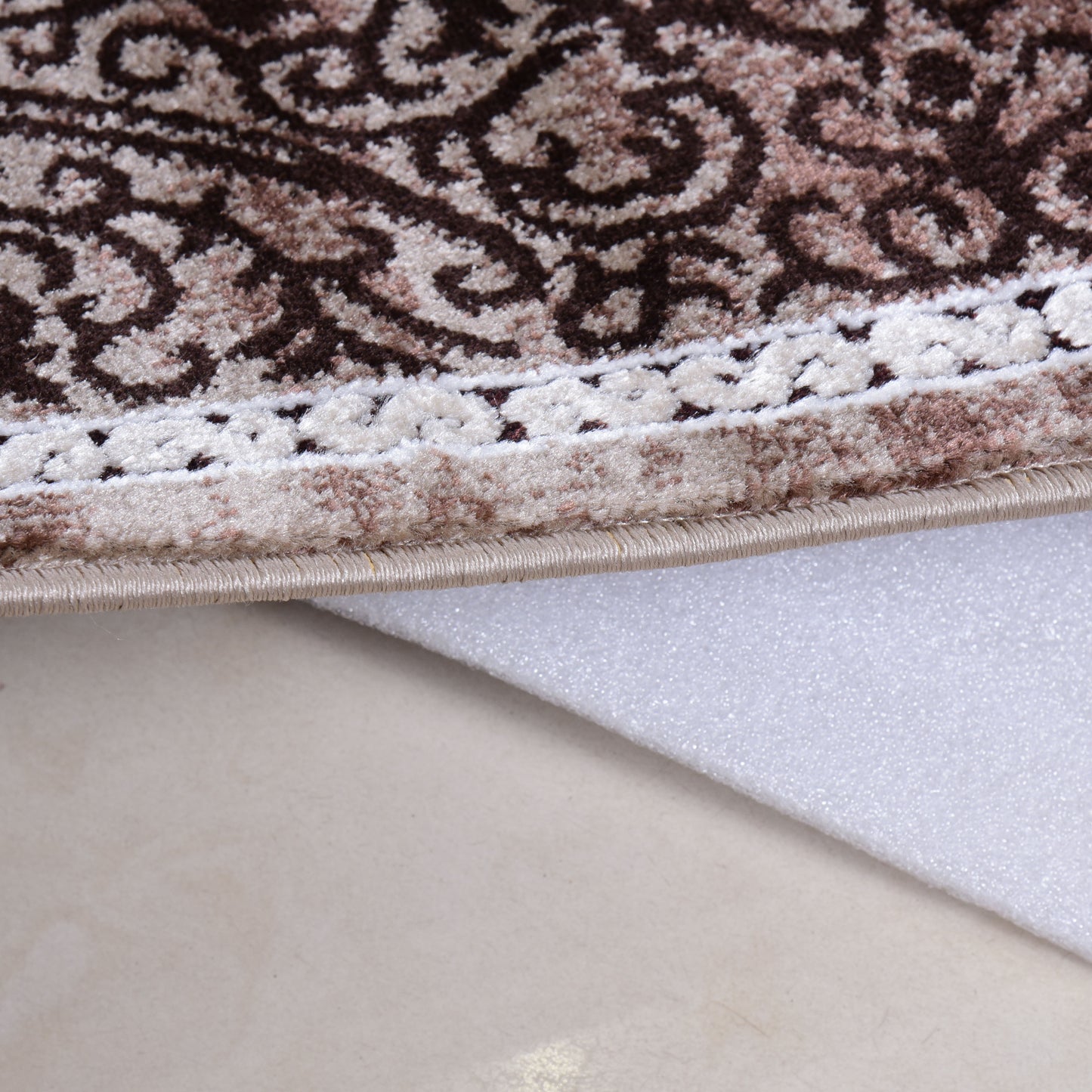L.Brown/D.Beige Modern Carpet