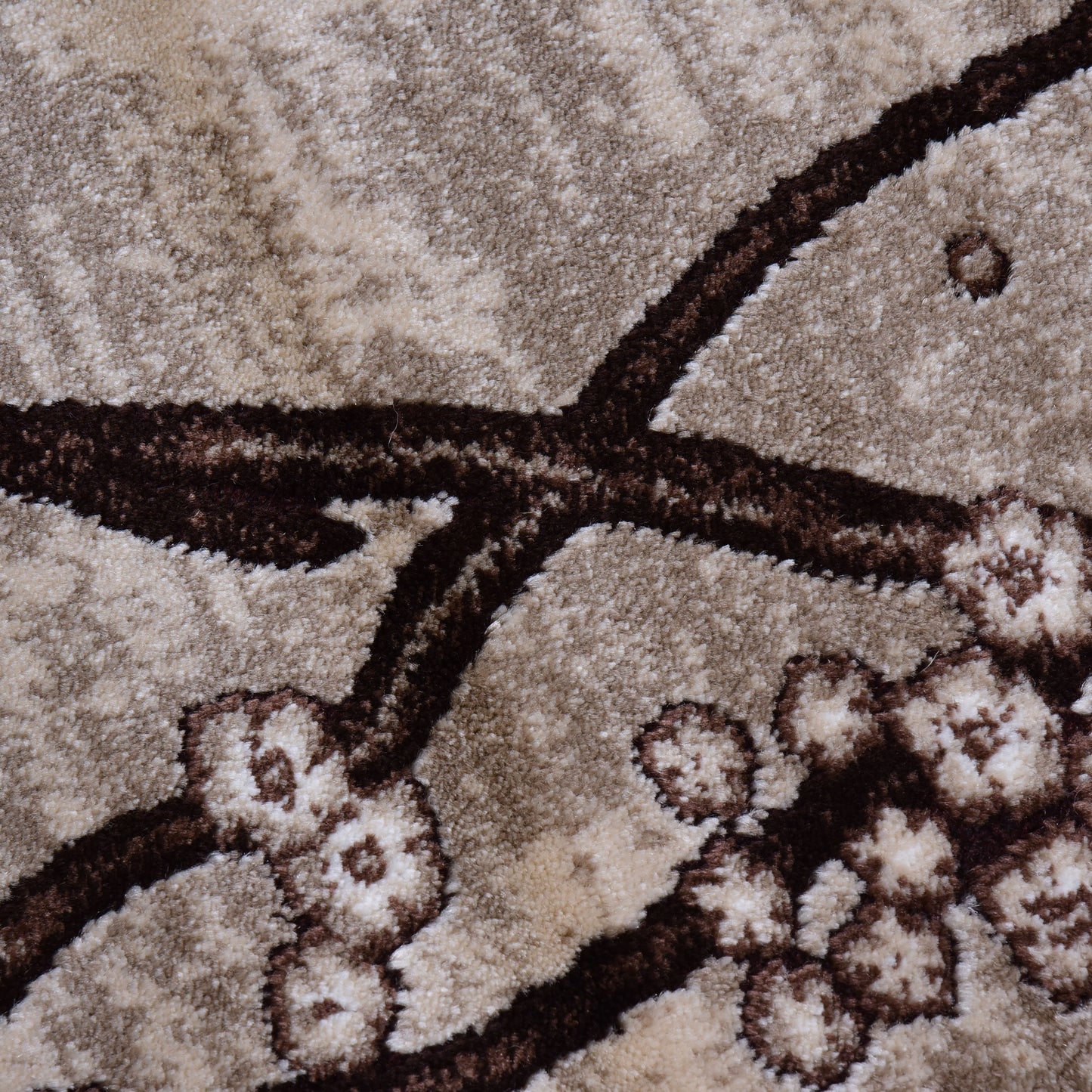 L.Brown/D.Beige Modern Carpet