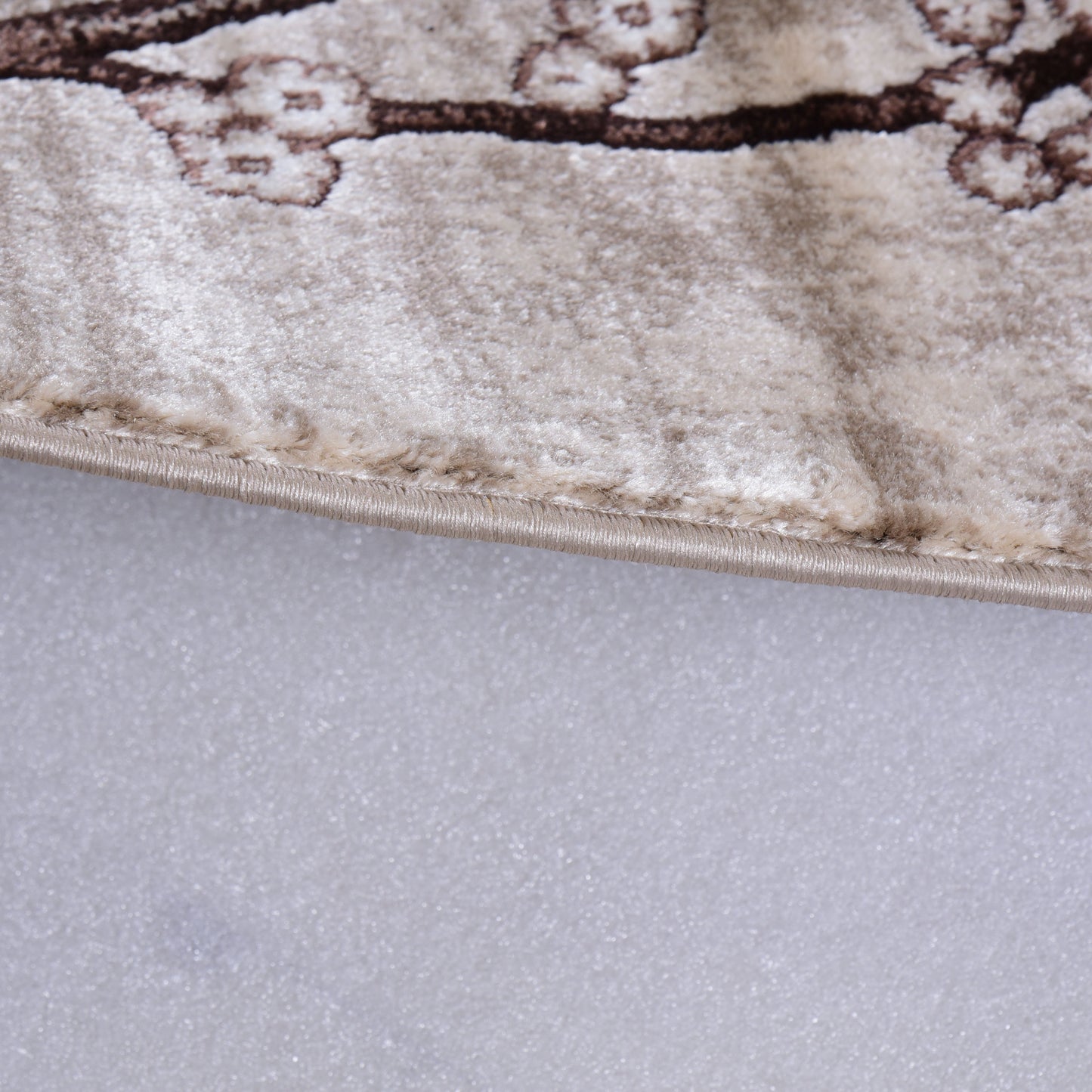 L.Brown/D.Beige Modern Carpet