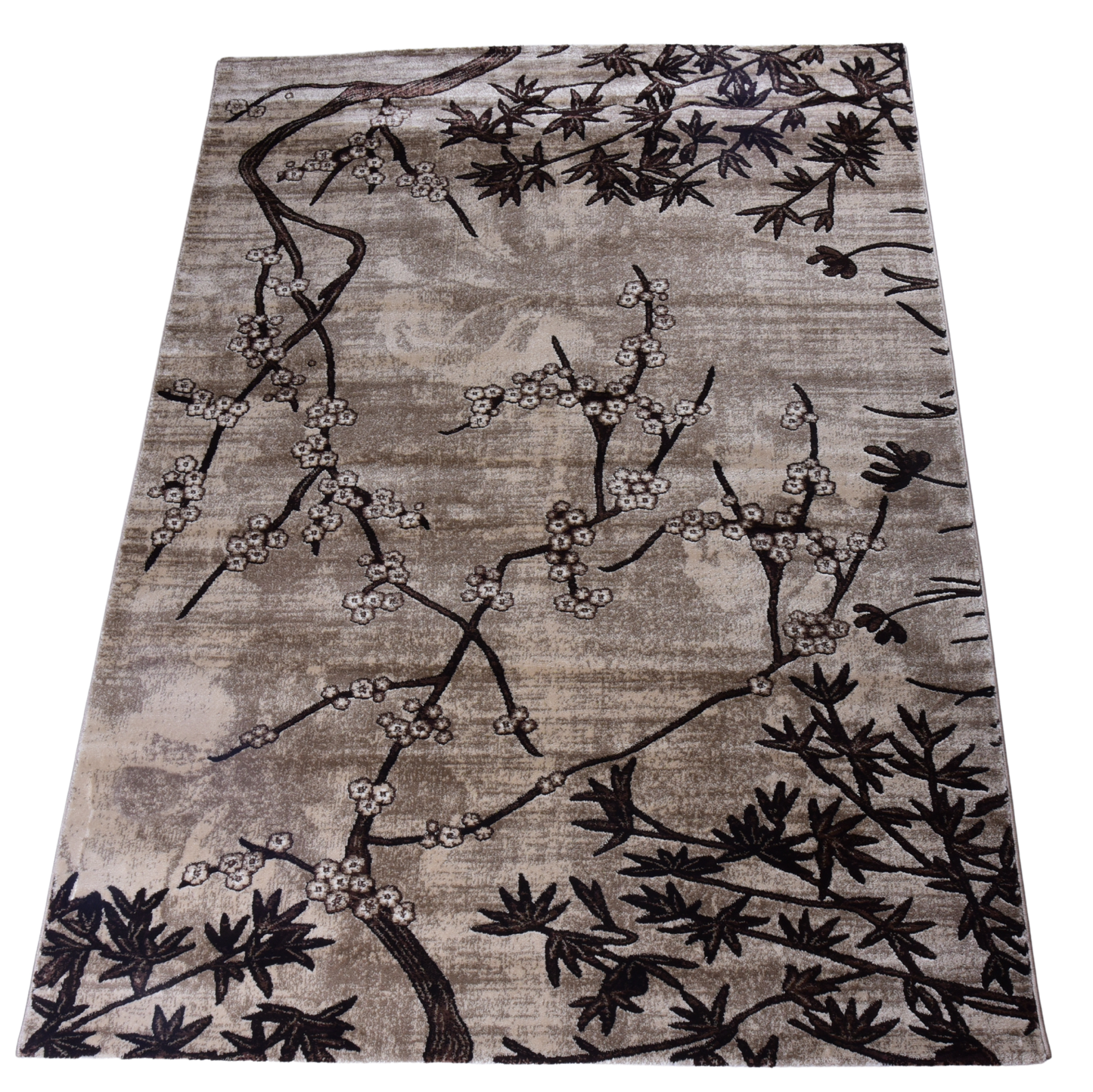 L.Brown/D.Beige Modern Carpet