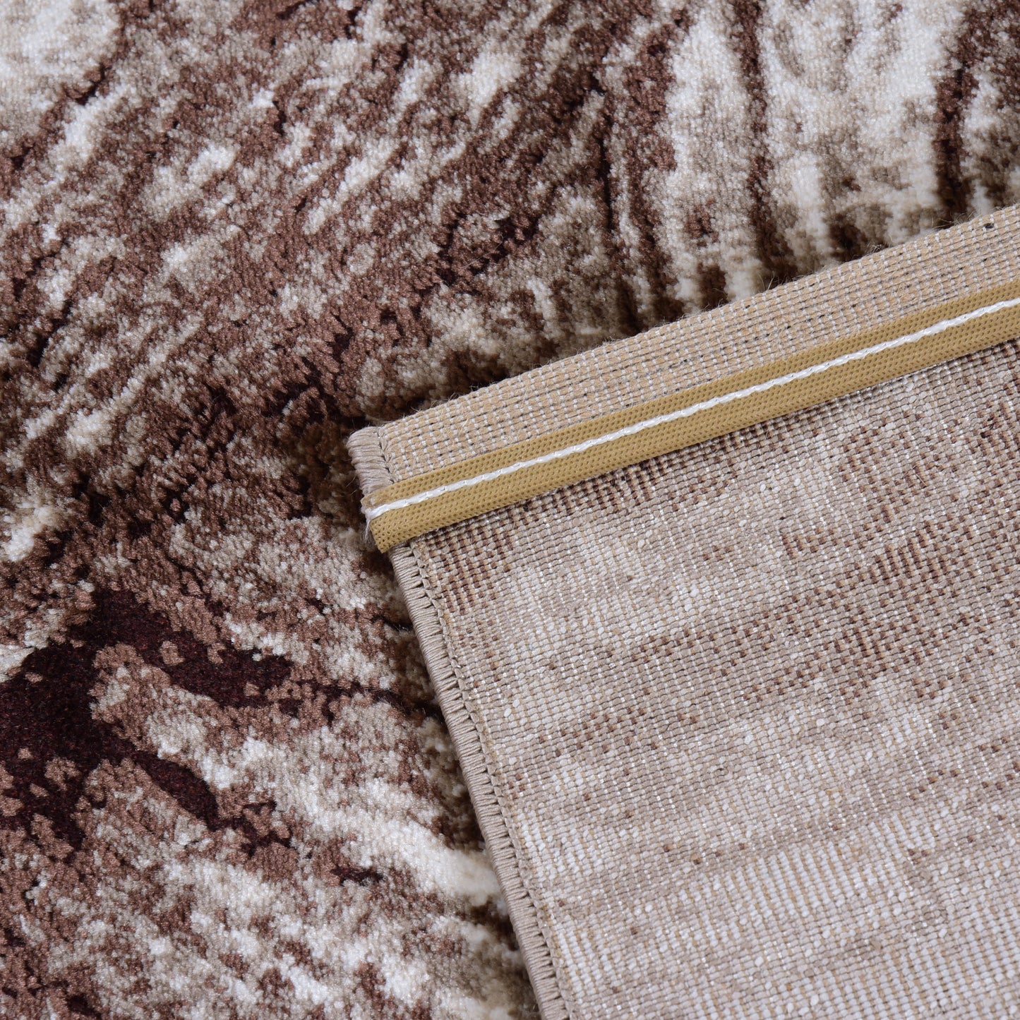L.Brown/D.Beige Modern Carpet