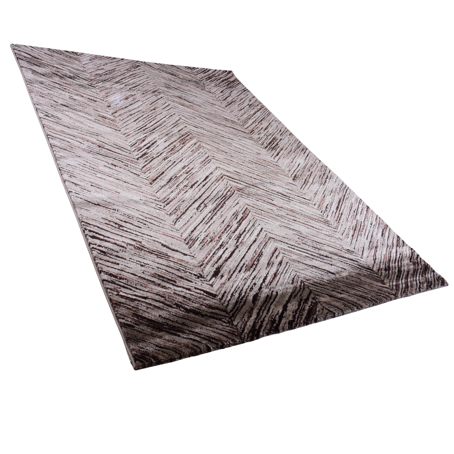 L.Brown/D.Beige Modern Carpet