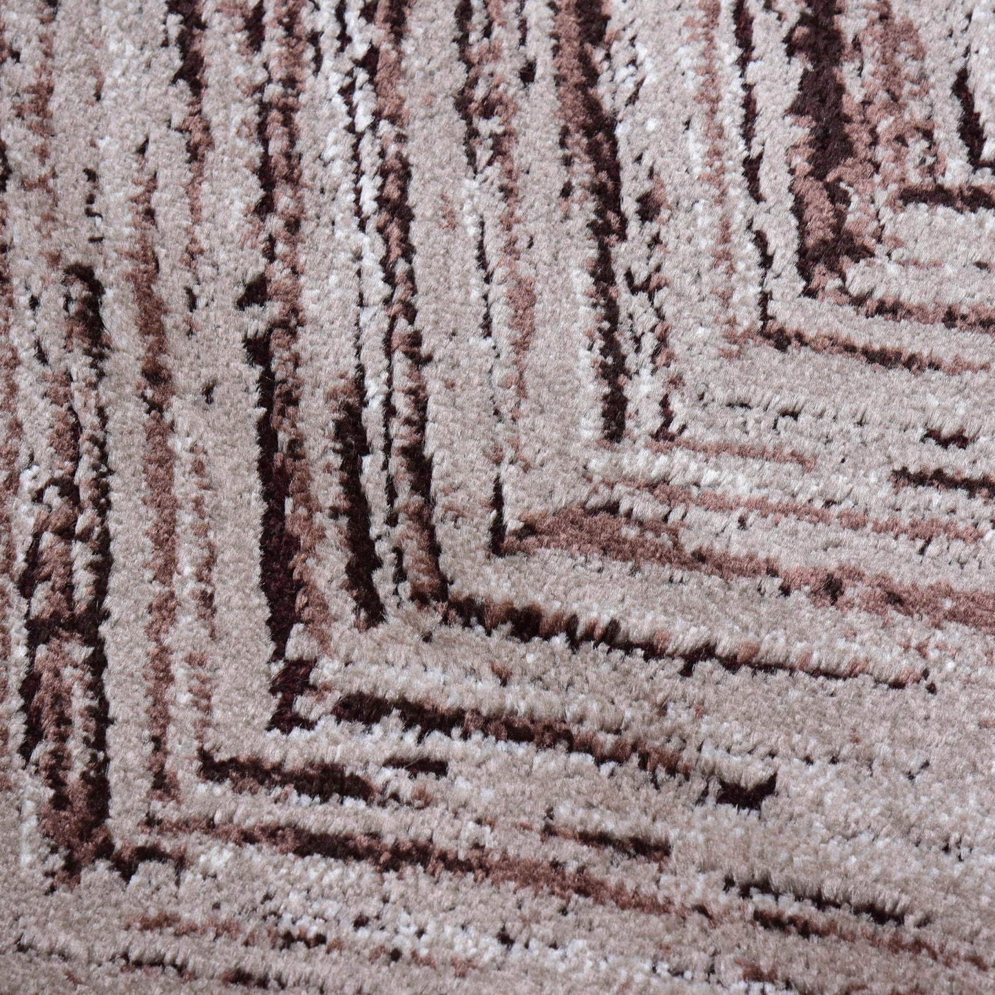 L.Brown/D.Beige Modern Carpet