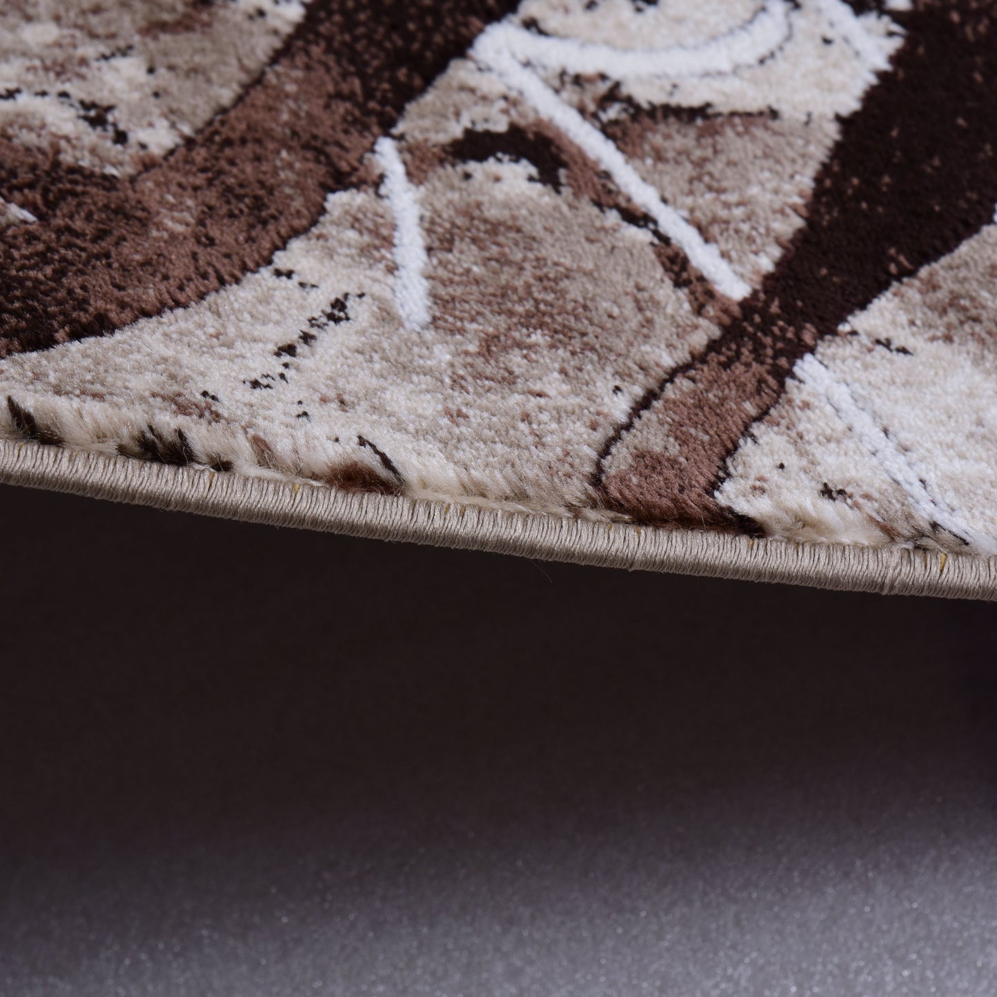 D.Beige/D.Beige Modern Carpet