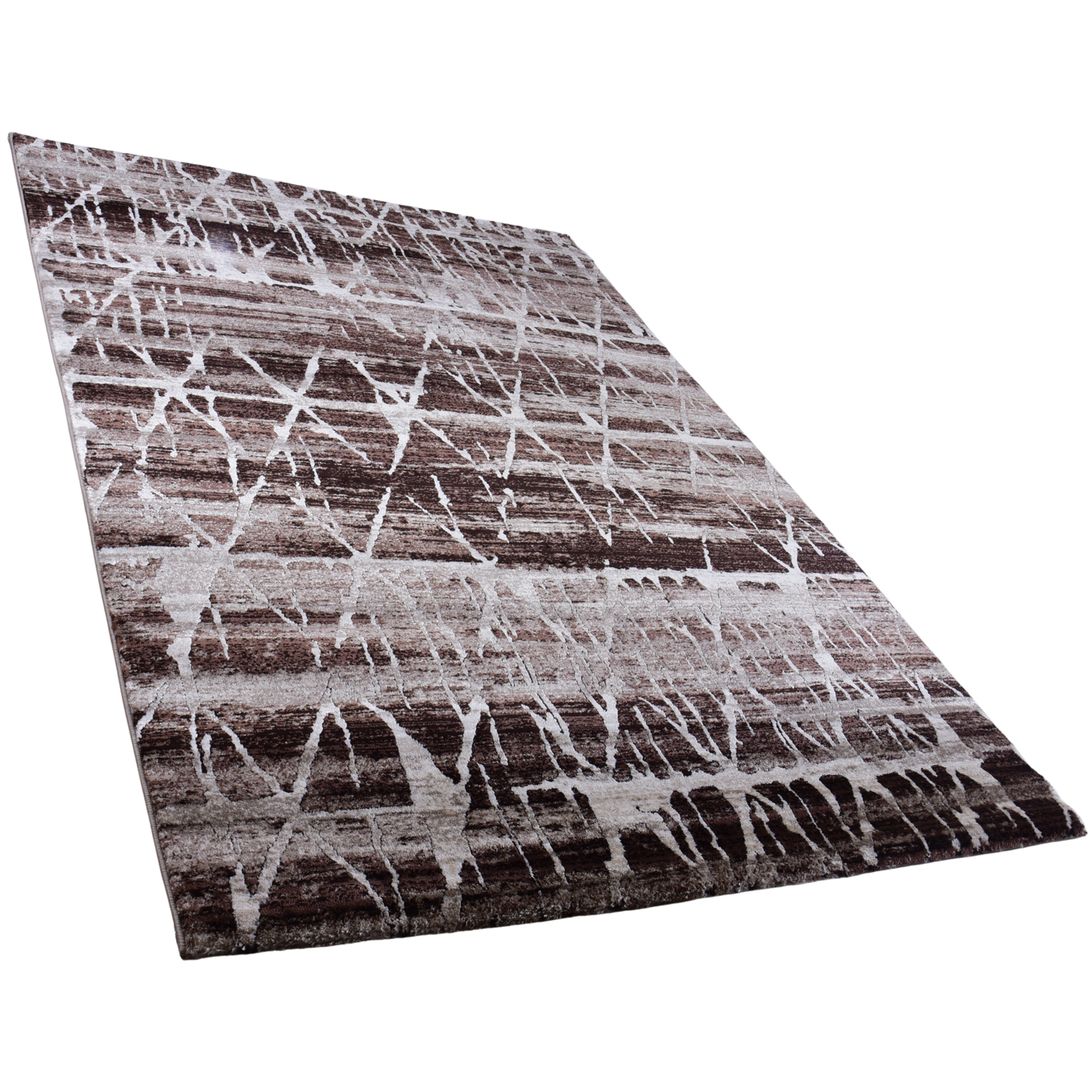 D.Beige/L.Brown Modern Carpet