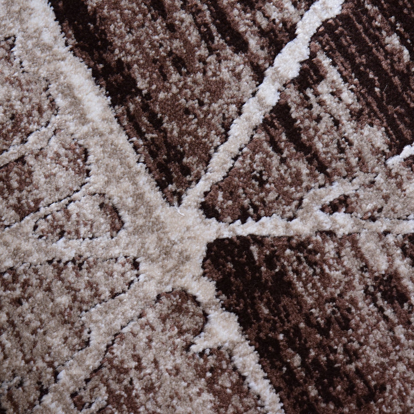 D.Beige/L.Brown Modern Carpet