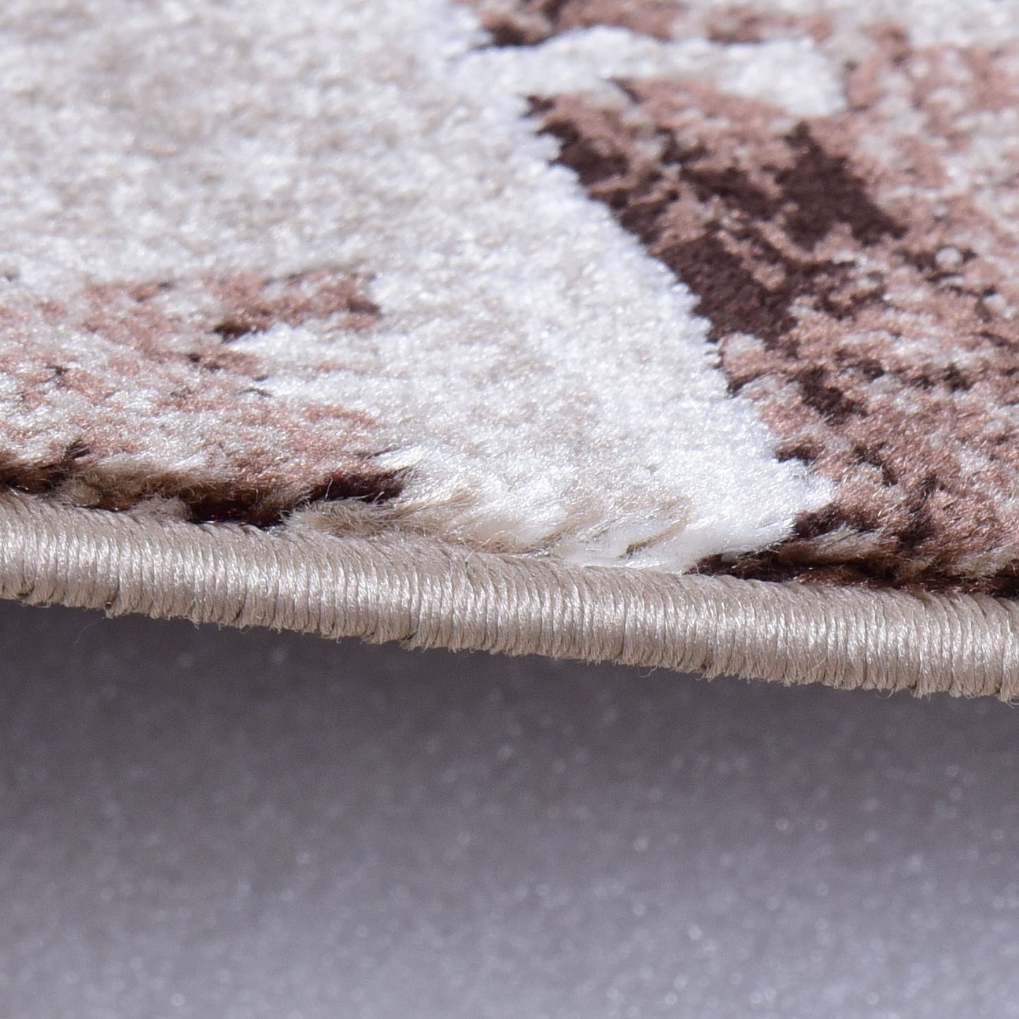 D.Beige/L.Brown Modern Carpet