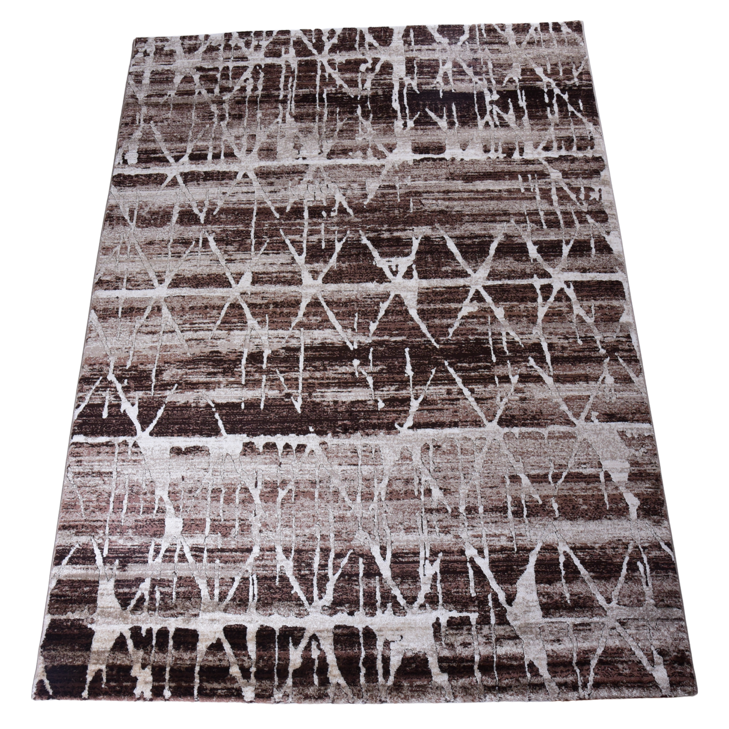 D.Beige/L.Brown Modern Carpet