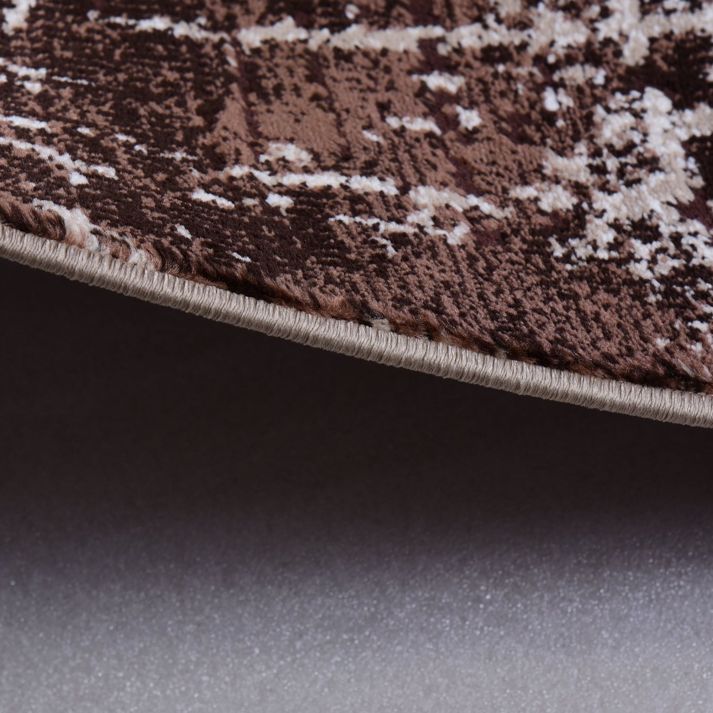 D.Beige/D.Beige Modern Carpet