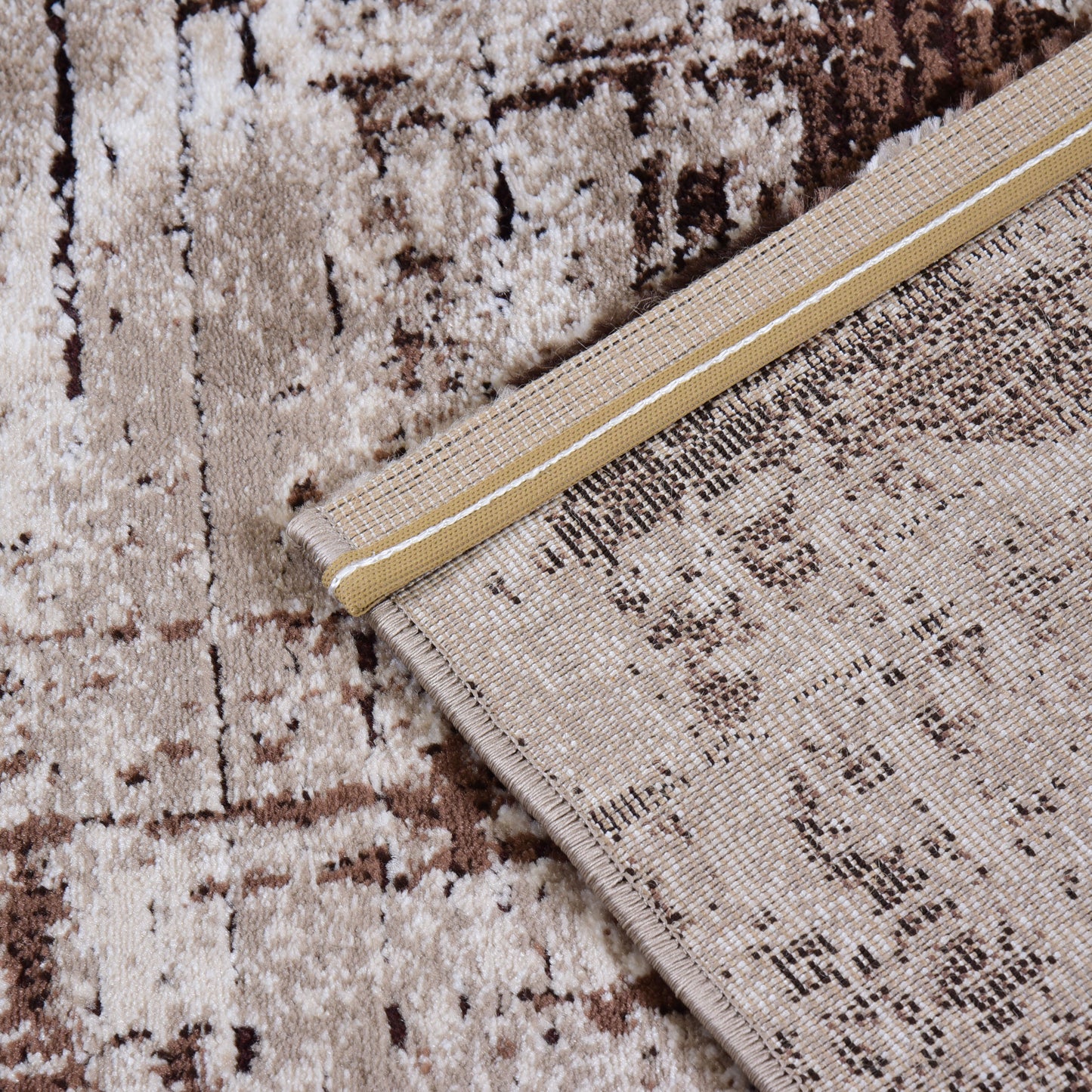 D.Beige/D.Beige Modern Carpet