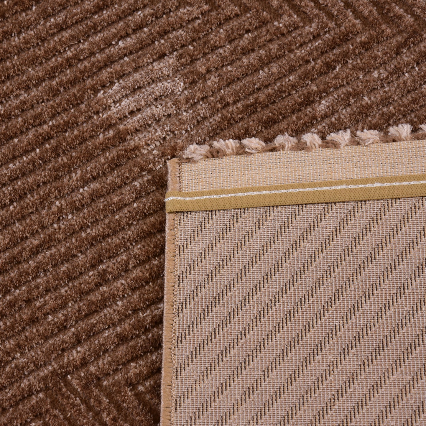 L.Brown/Beige Modern Carpet