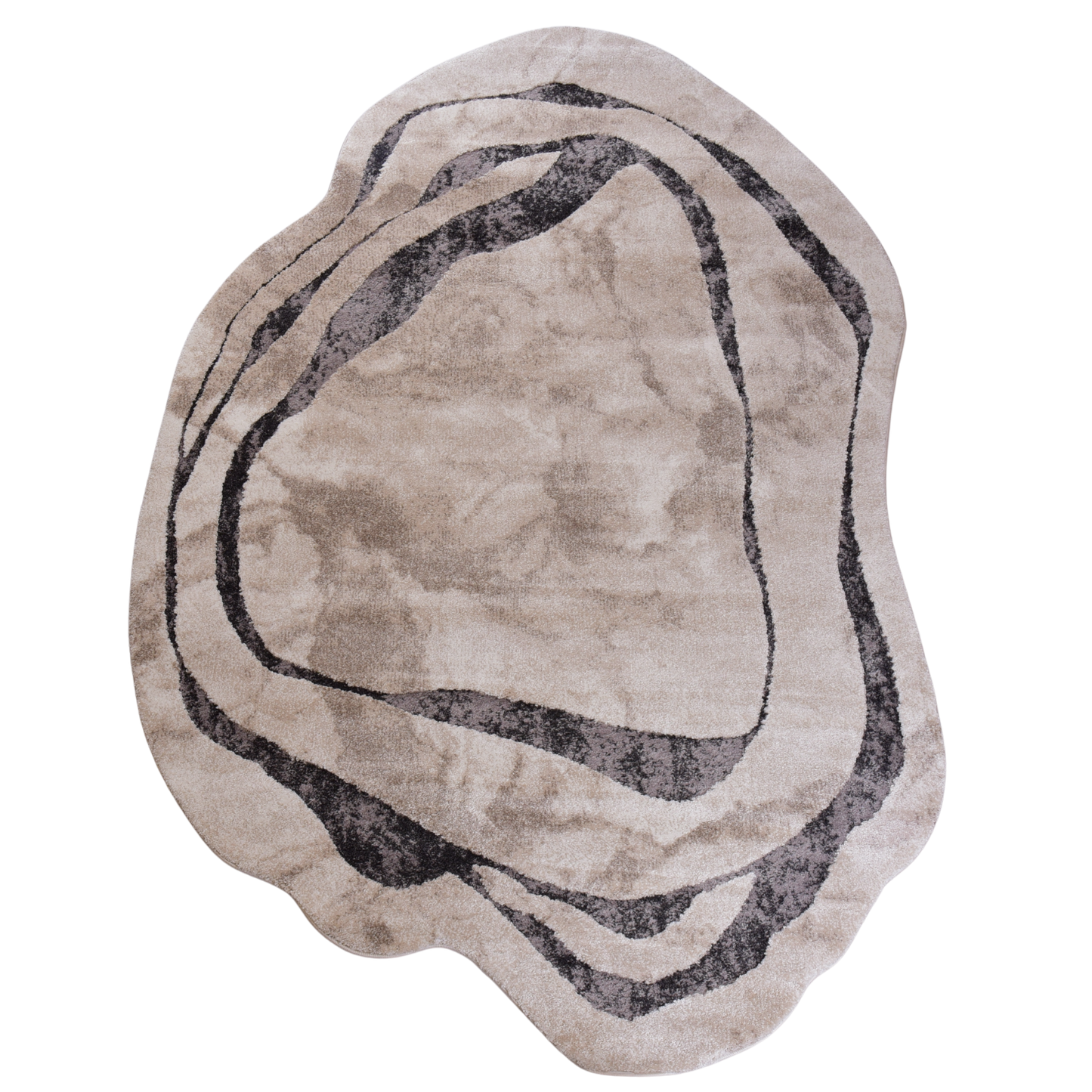 Kemik/Cream Shaped Carpet