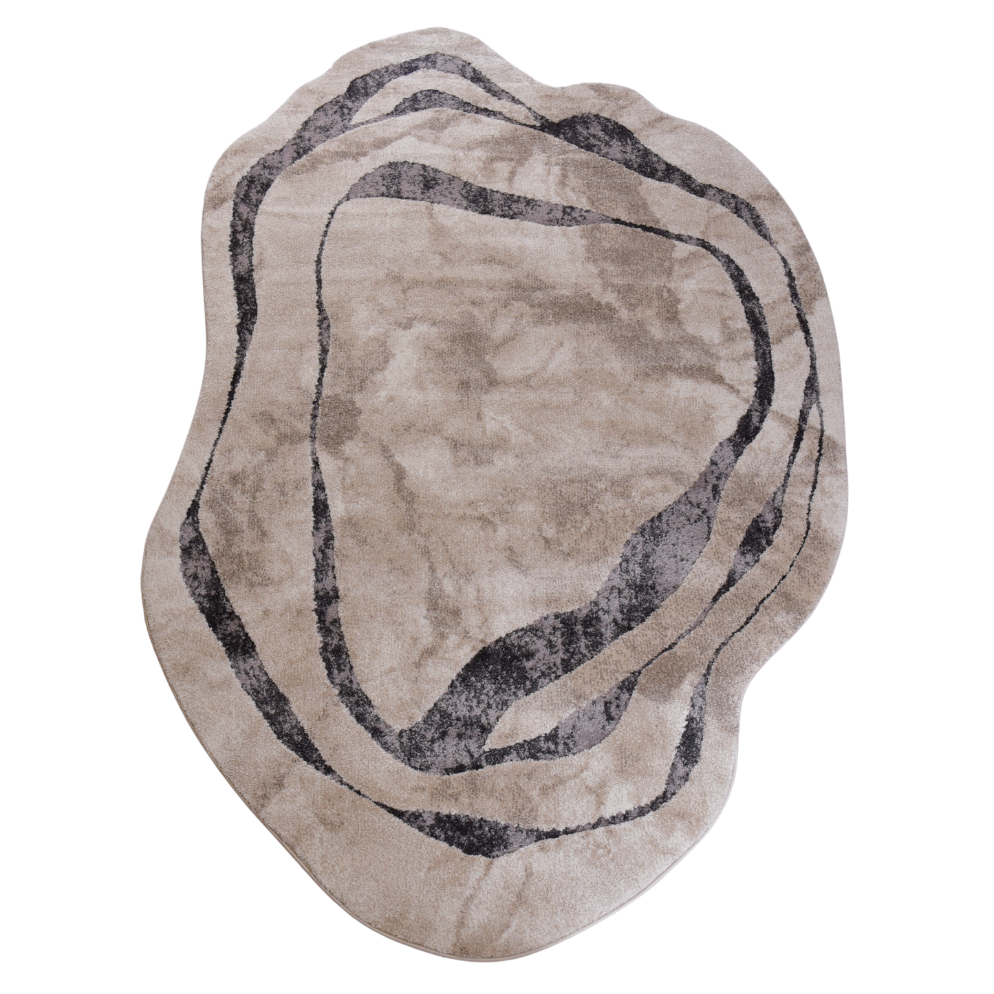 Kemik/Cream Shaped Carpet