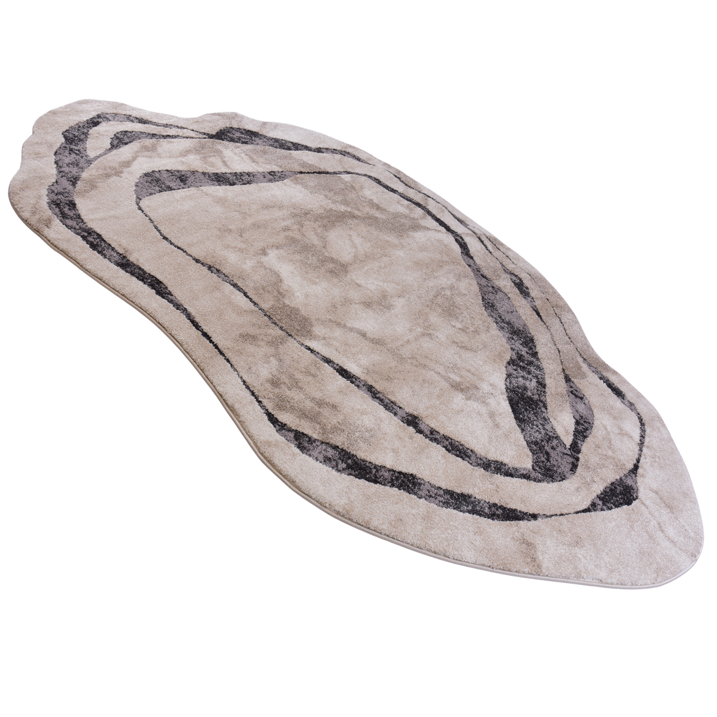 Kemik/Cream Shaped Carpet