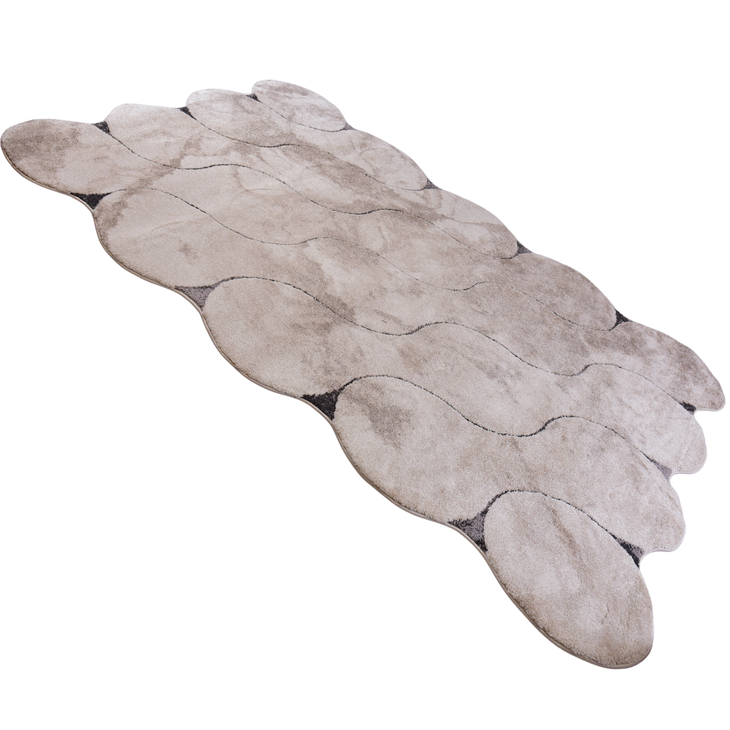 Kemik/Cream Shaped Carpet