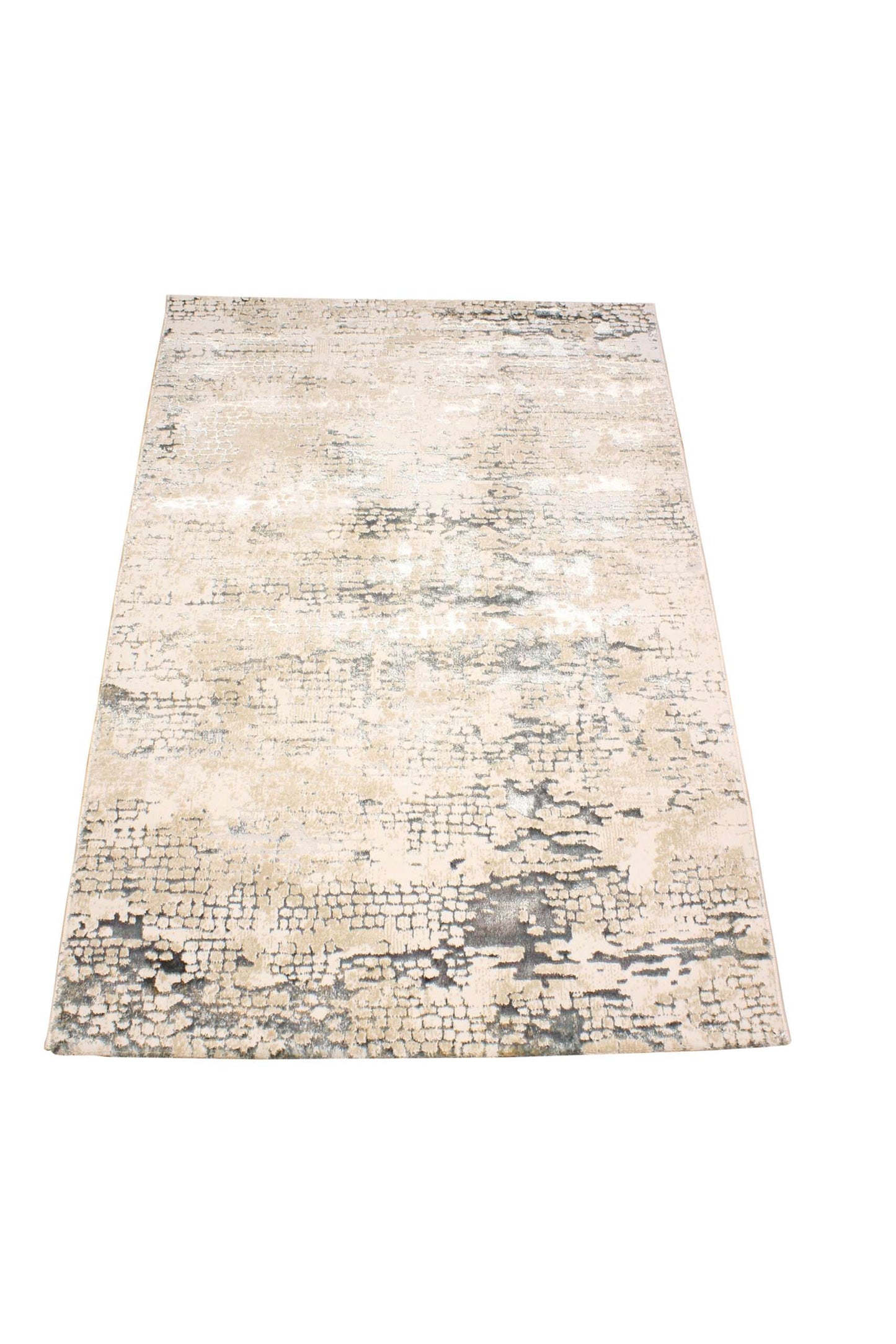 Beige & Blue Moscow Modern Carpet