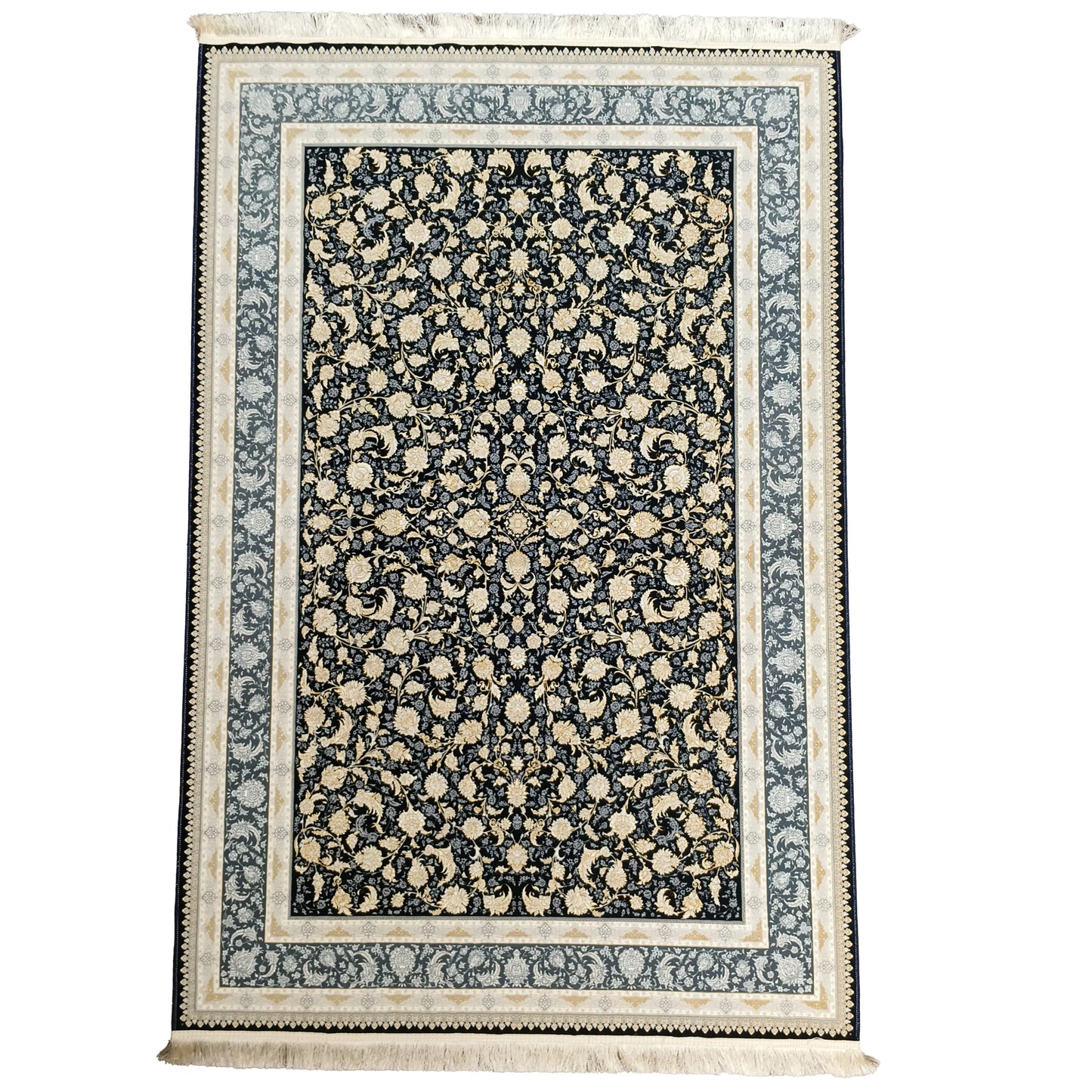 Luxury Persian Navy Blue Carpet – Comfort & Beauty