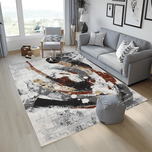 Grey/Grey Rio Modern Carpet