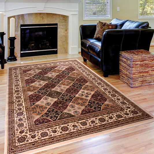 Cream/Cream Traditional Carpet