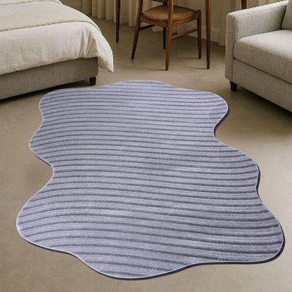 Grey/D.Grey Shaped Carpet