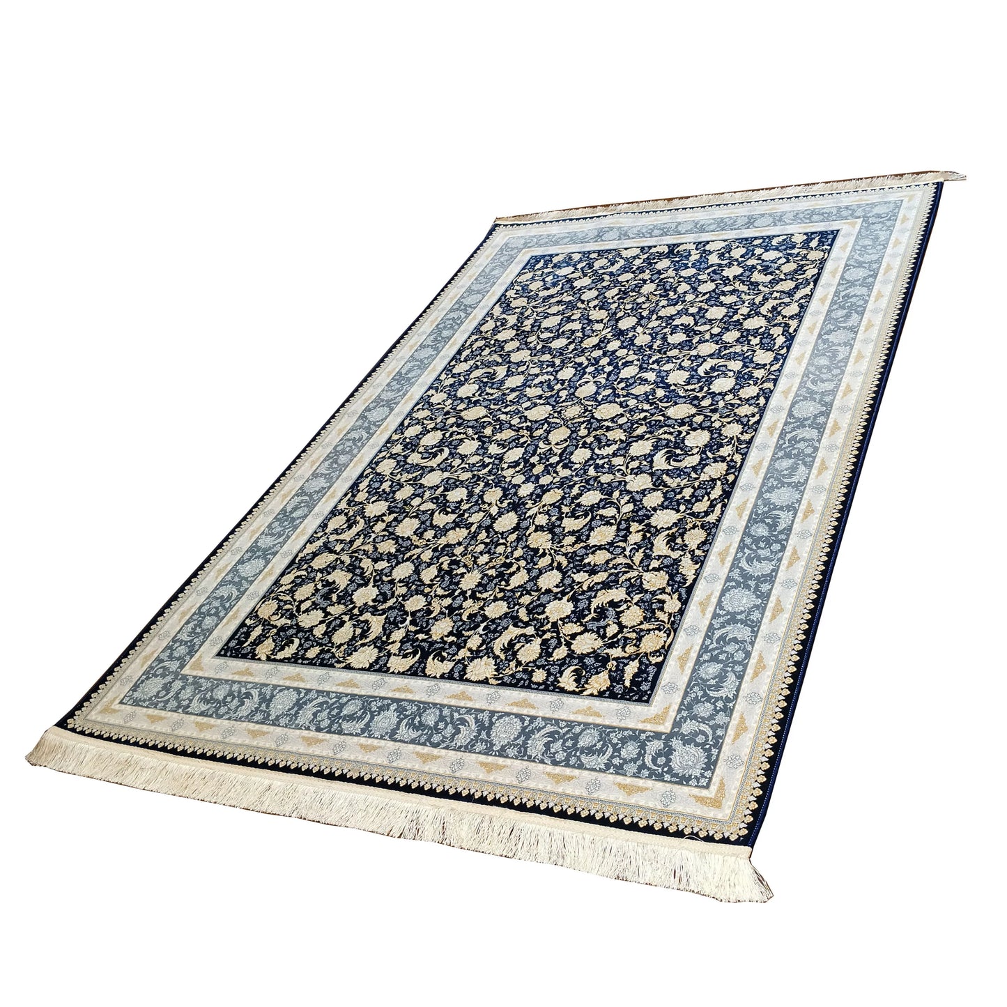 Luxury Persian Navy Blue Carpet – Comfort & Beauty
