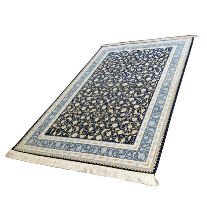 Luxury Persian Navy Blue Carpet – Comfort & Beauty