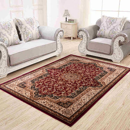 Red/Cream Traditional Carpet