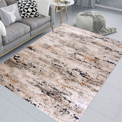 Green/Cream Modern Carpet