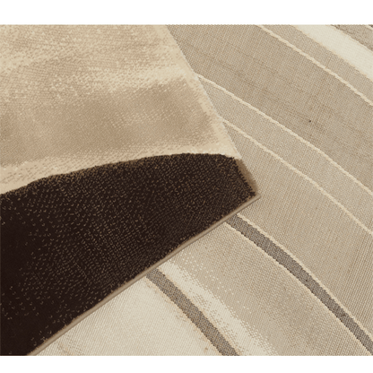 Black/Brown Modern Carpet
